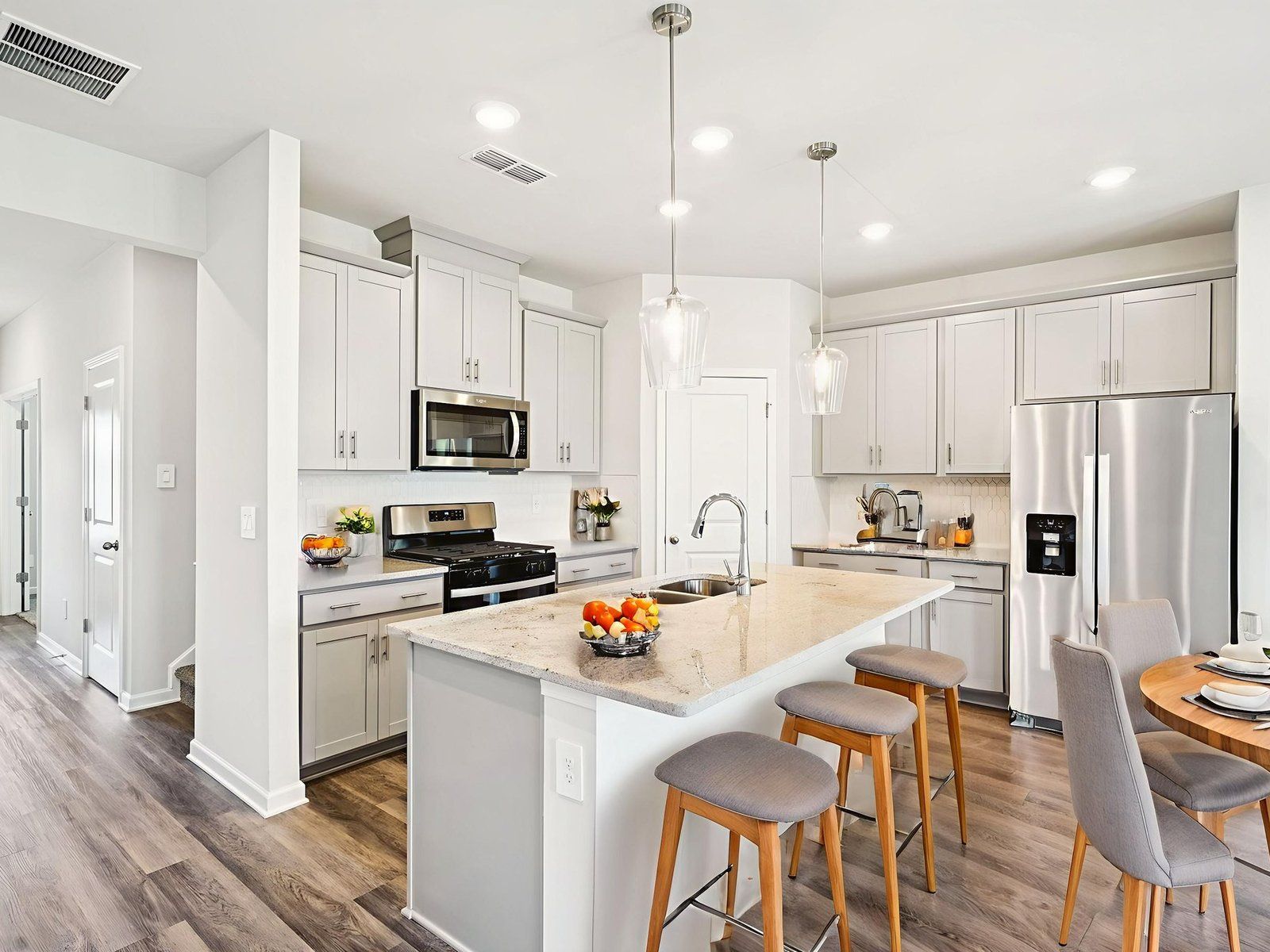 The Chatham floorplan with the Distinct Gray interior package.