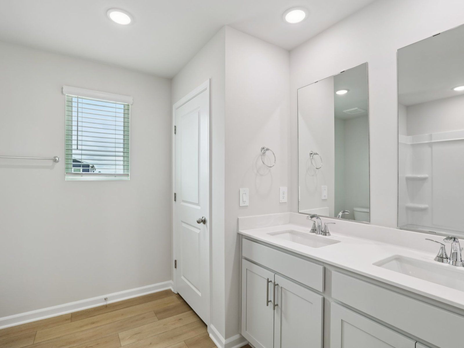 Secondary bathroom in the Johnson floorplan at a Meritage Homes community in Angier, NC.