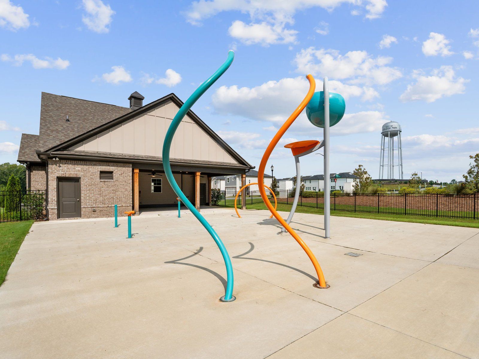 Community Splash Pad at Hawthorne Station.