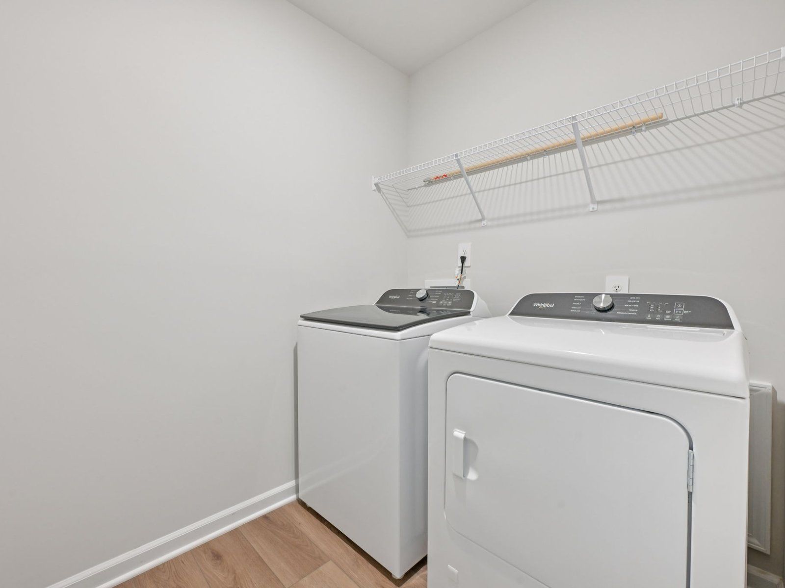 Laundry room in the Brentwood floorplan at a Meritage Homes community in Garner, NC.