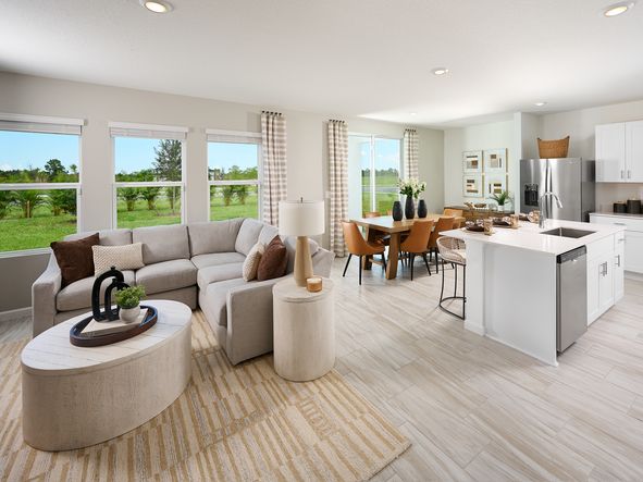 The Zion floorplan modeled at Terra Lago