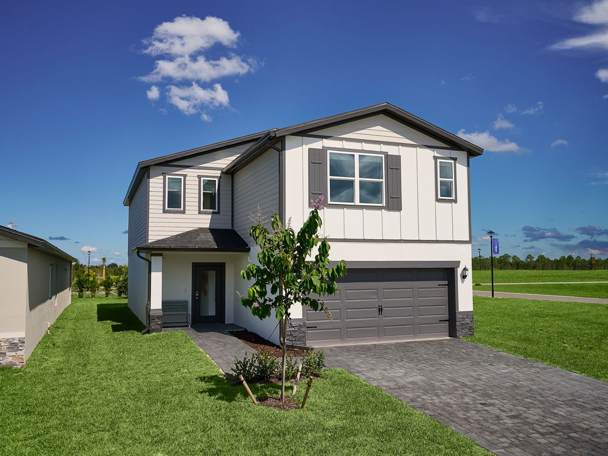 The Zion floorplan modeled at Terra Lago