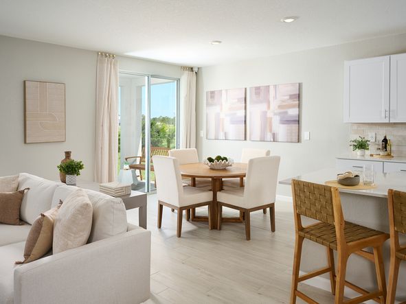 The Essex floorplan modeled at Terra Lago