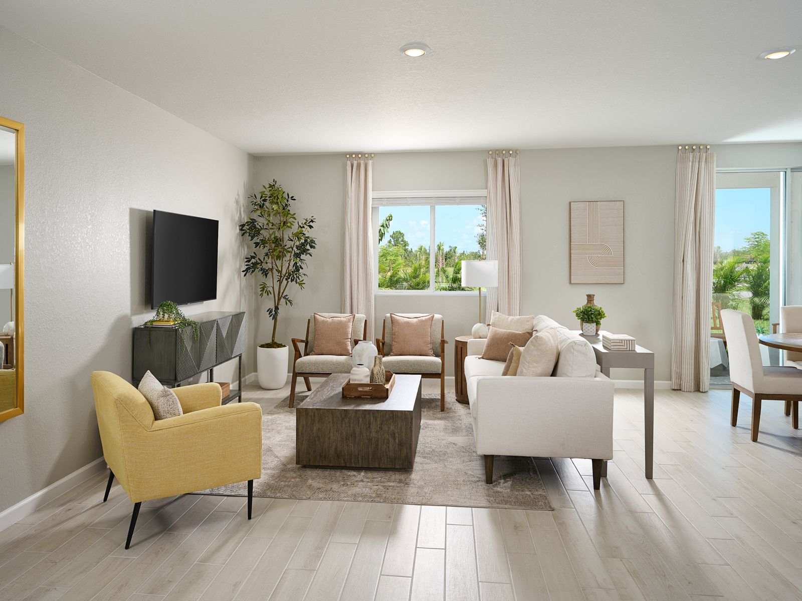 The Essex floorplan modeled at Terra Lago