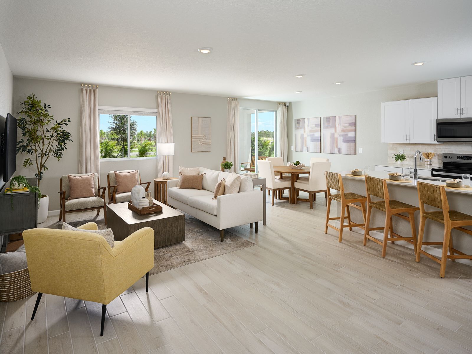 The Essex floorplan modeled at Terra Lago