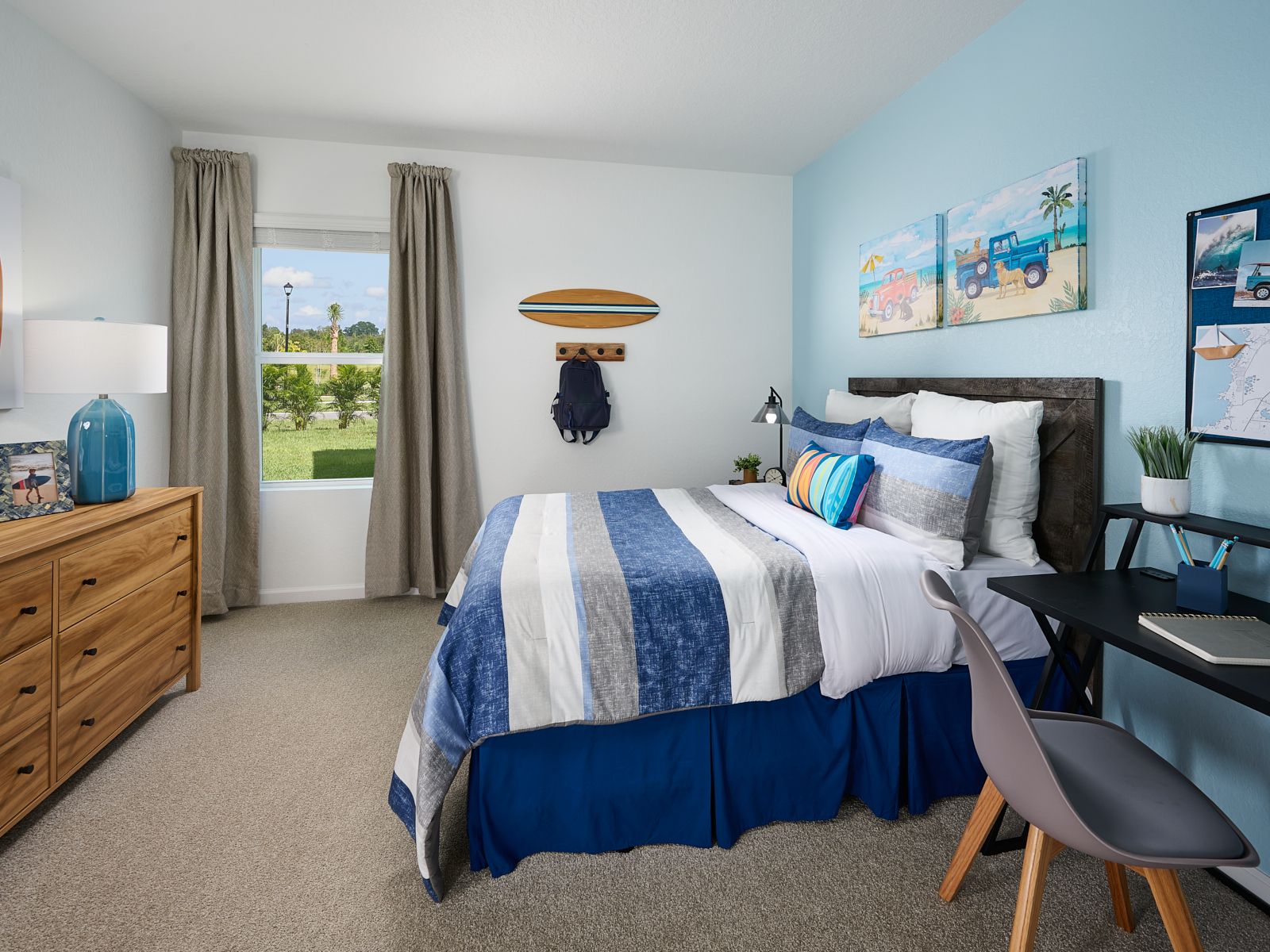 The Essex floorplan modeled at Terra Lago