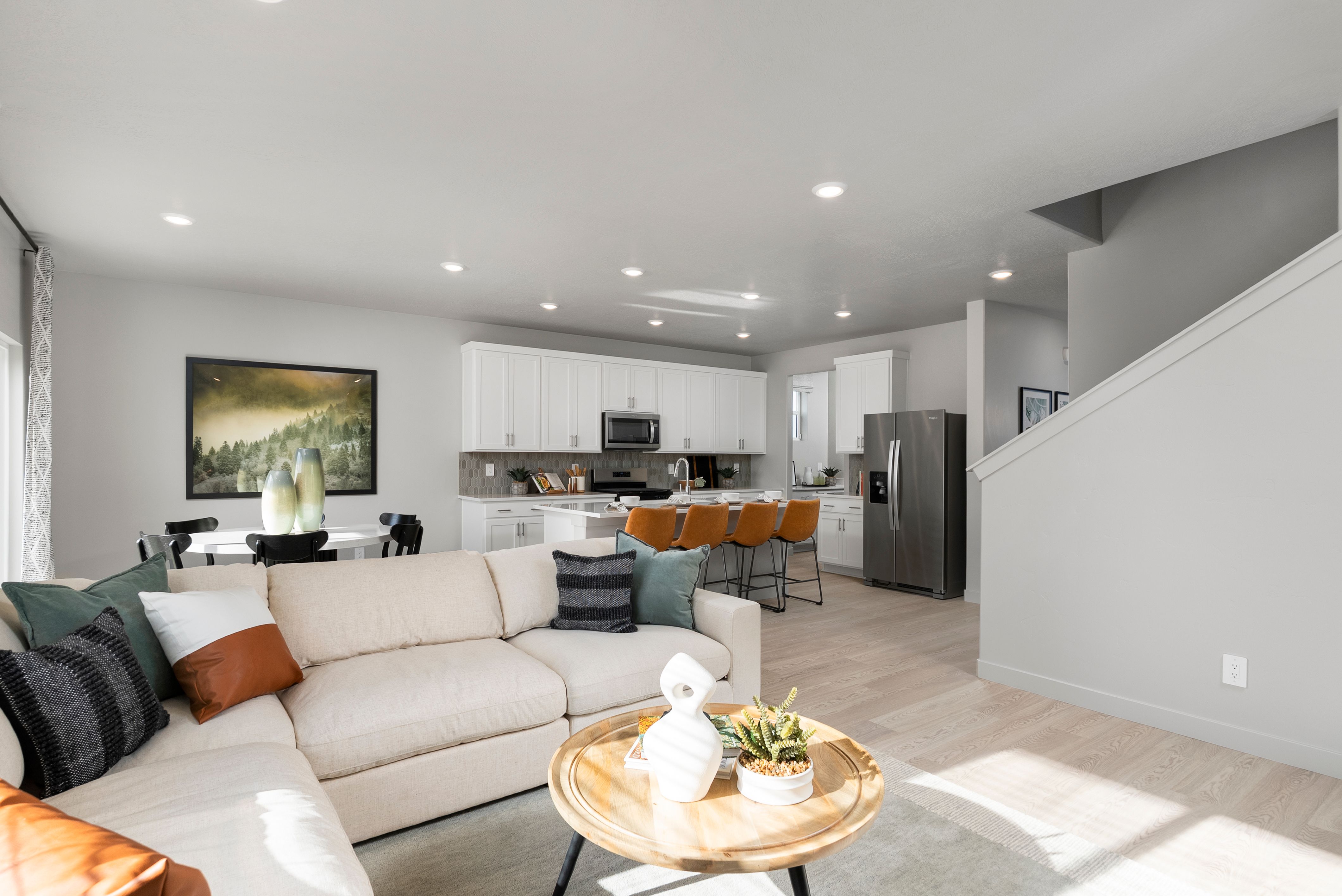 The Willow floorplan interior image taken at a Meritage Homes community in Santaquin, UT.