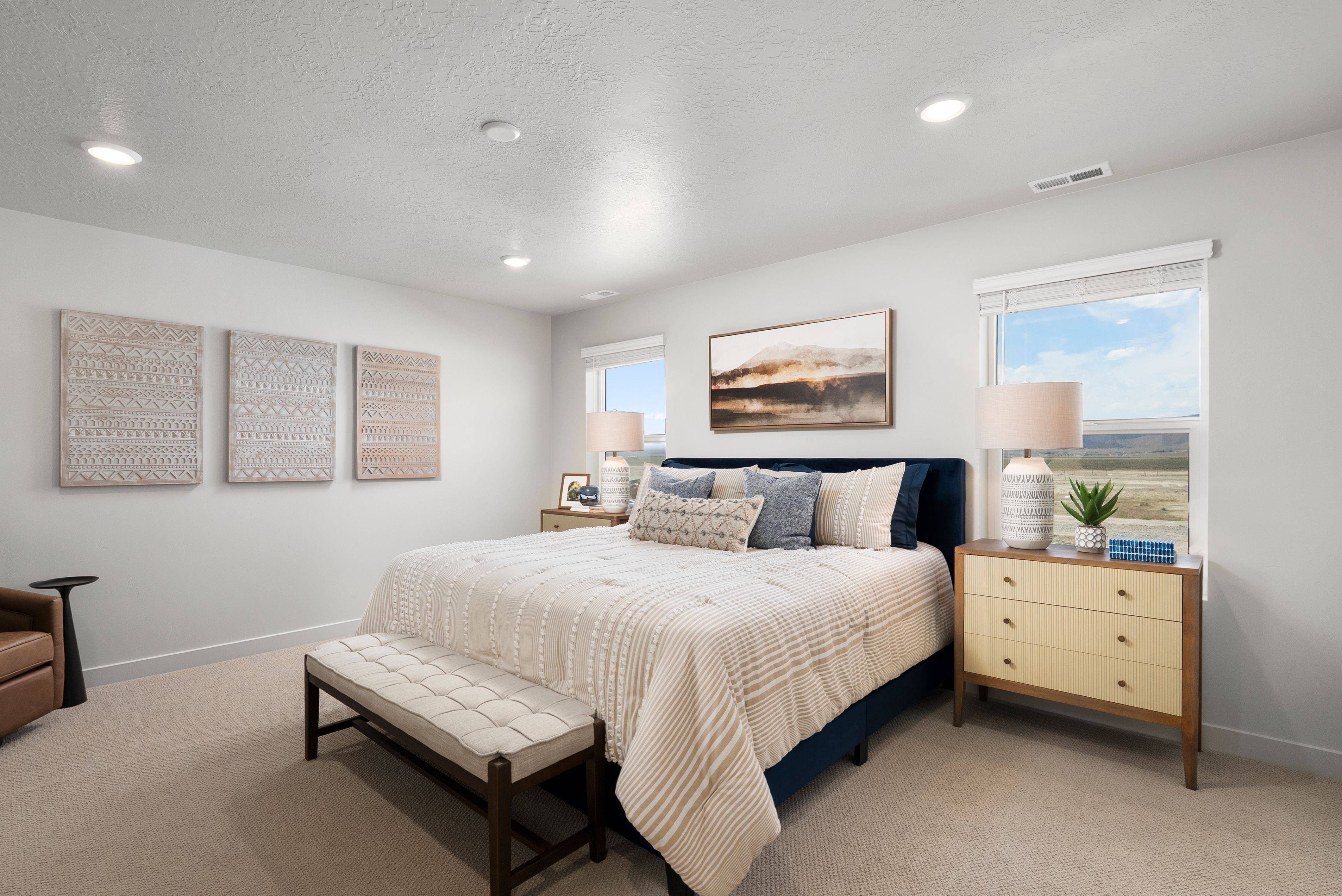 The Pine floorplan interior image taken at a Meritage Homes Community in Eagle Mountain, UT.