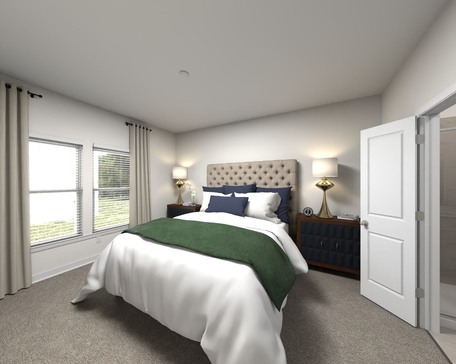 The primary suite offers a private retreat.