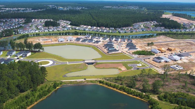 The Coves at Lakes of Cane Bay aerial view