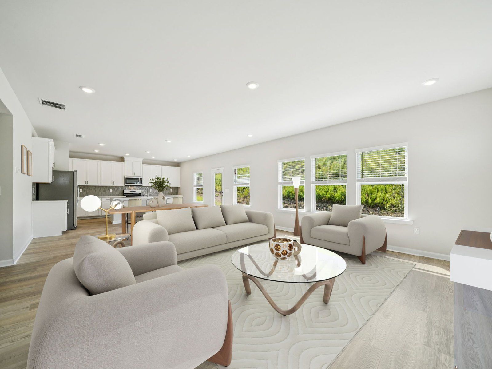 The Taylorsville floorplan with the Lush White interior package.