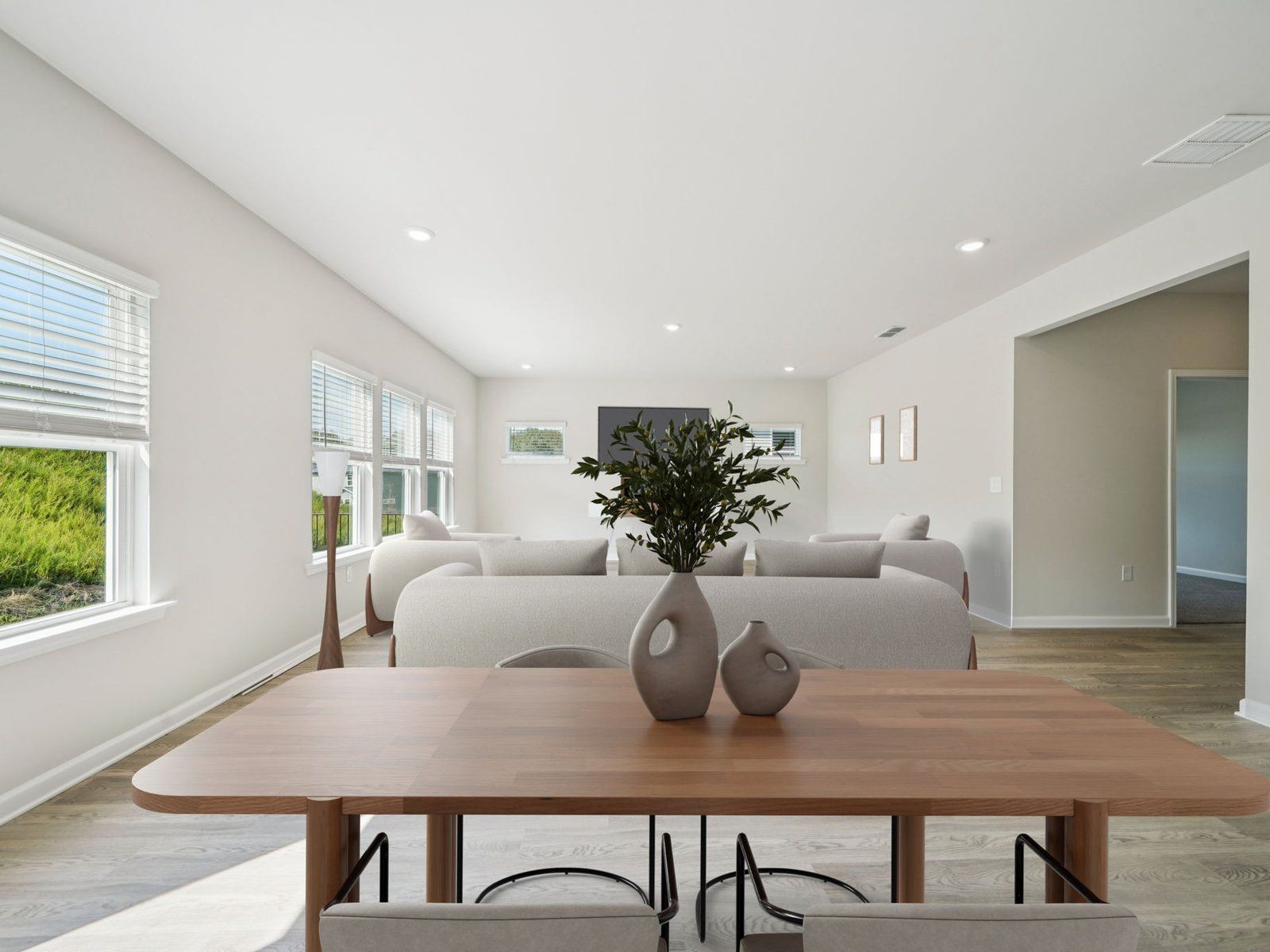 The Taylorsville floorplan with the Lush White interior package.
