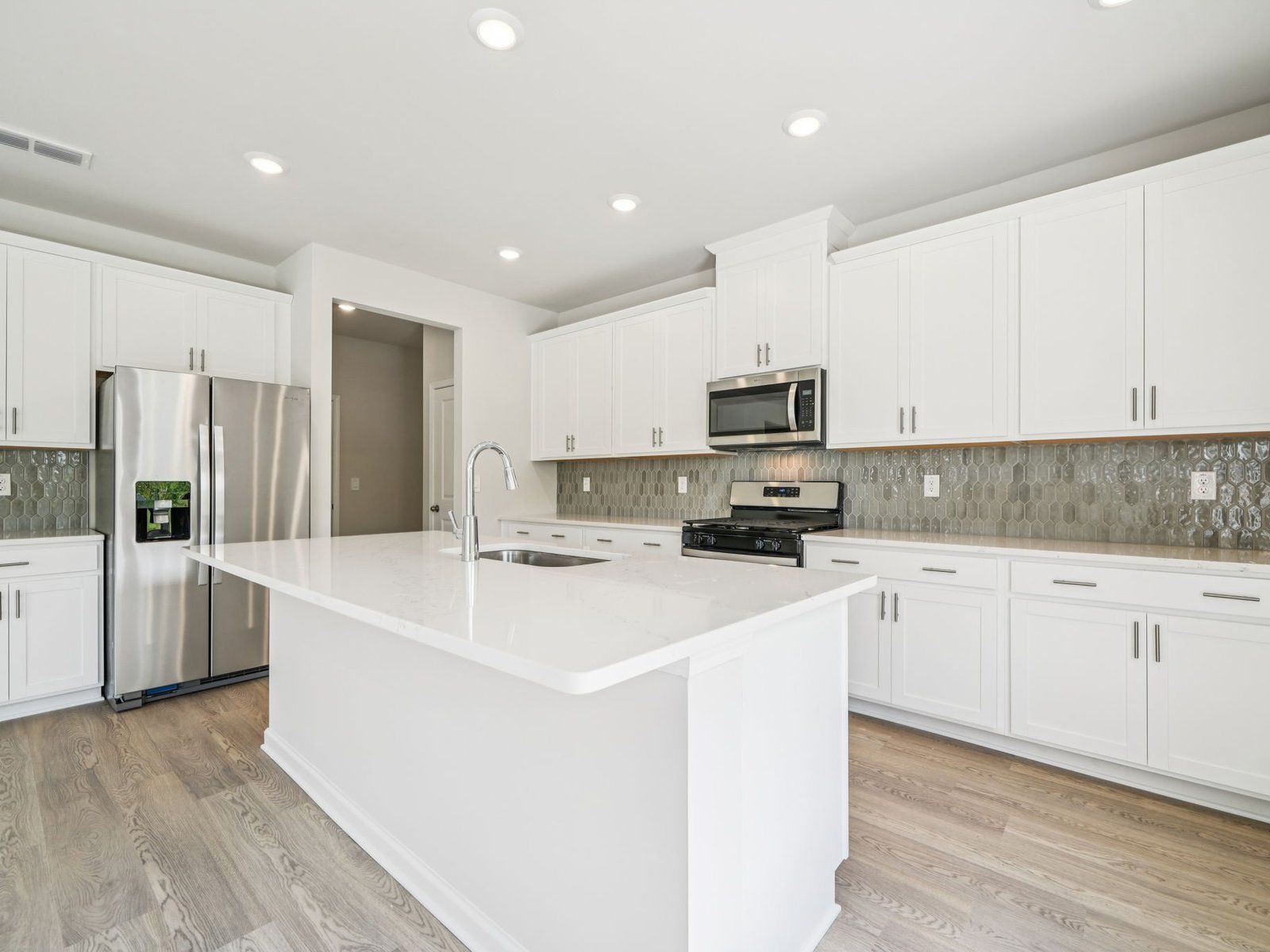 The Taylorsville floorplan with the Lush White interior package.
