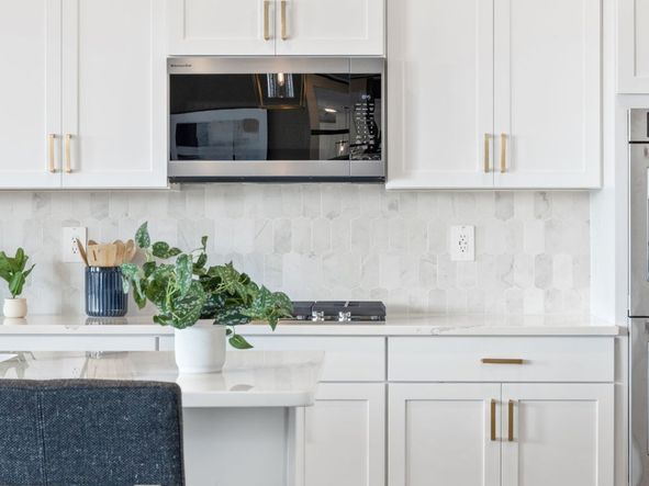 Admire the stunning finished in your new kitchen.