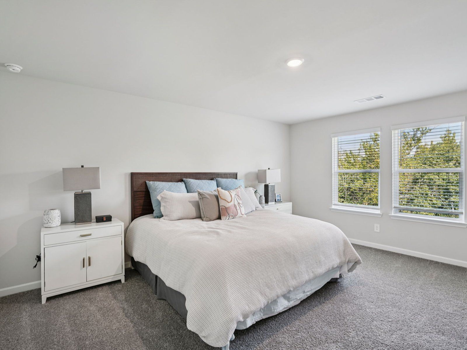 The Brentwood Basement floorplan with the Cozy Linen interior package.
