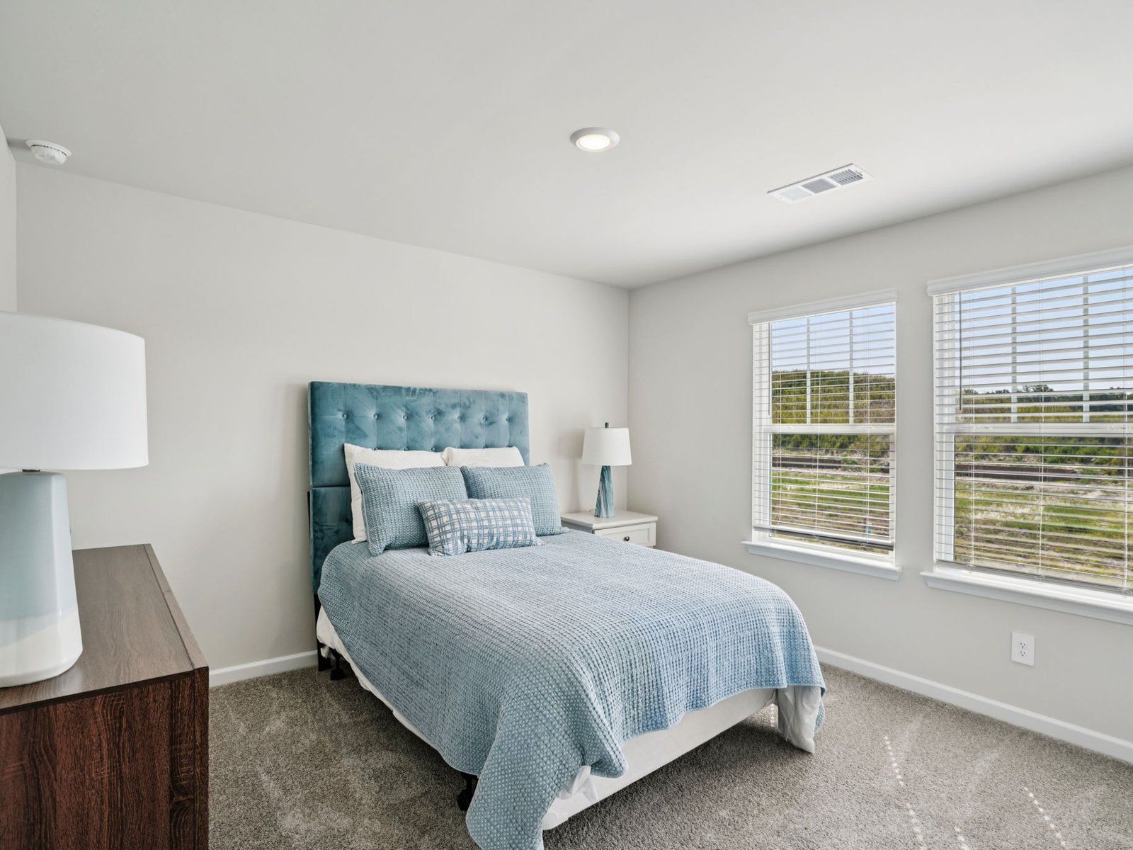 The Brentwood Basement floorplan with the Cozy Linen interior package.