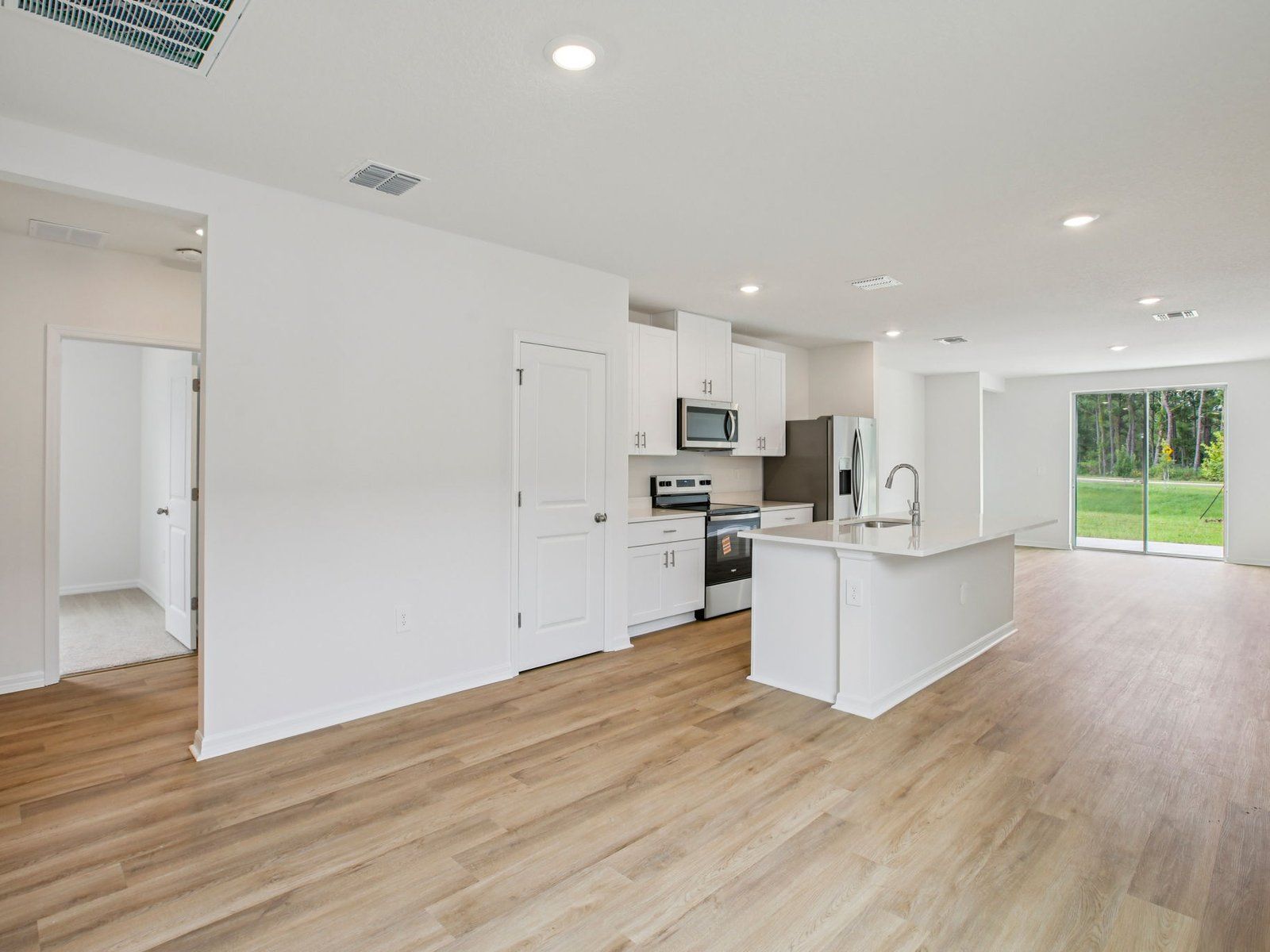 The Great Room of the Everglade Floorplan.