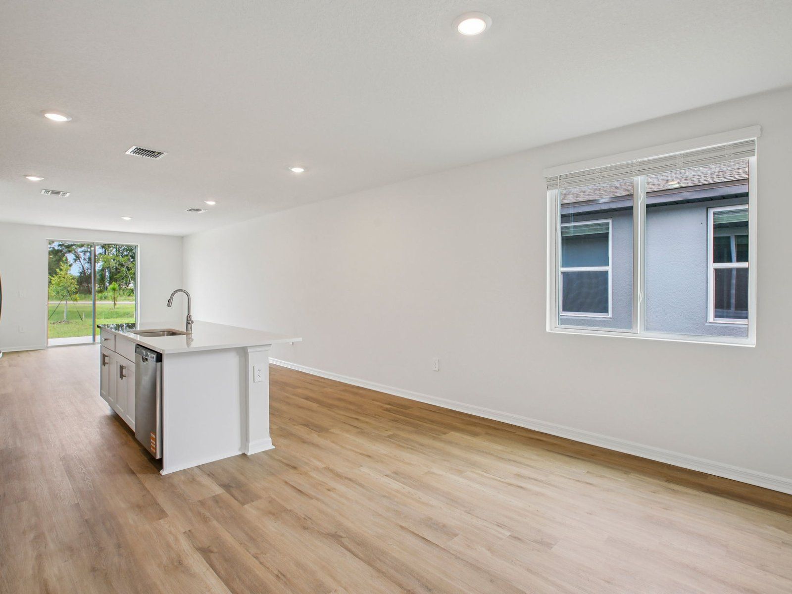 The Great Room of the Everglade Floorplan.