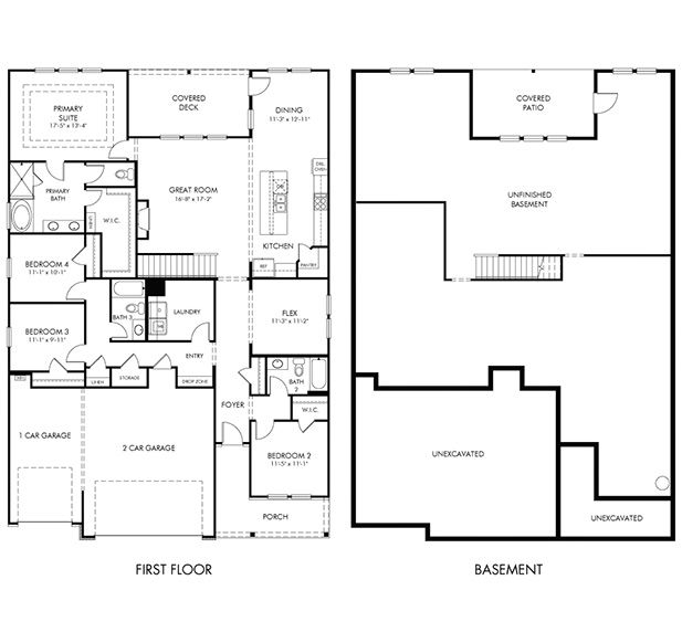 Foxwood Basement floor plan