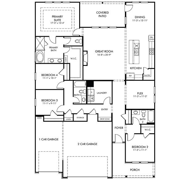 Foxwood floor plan