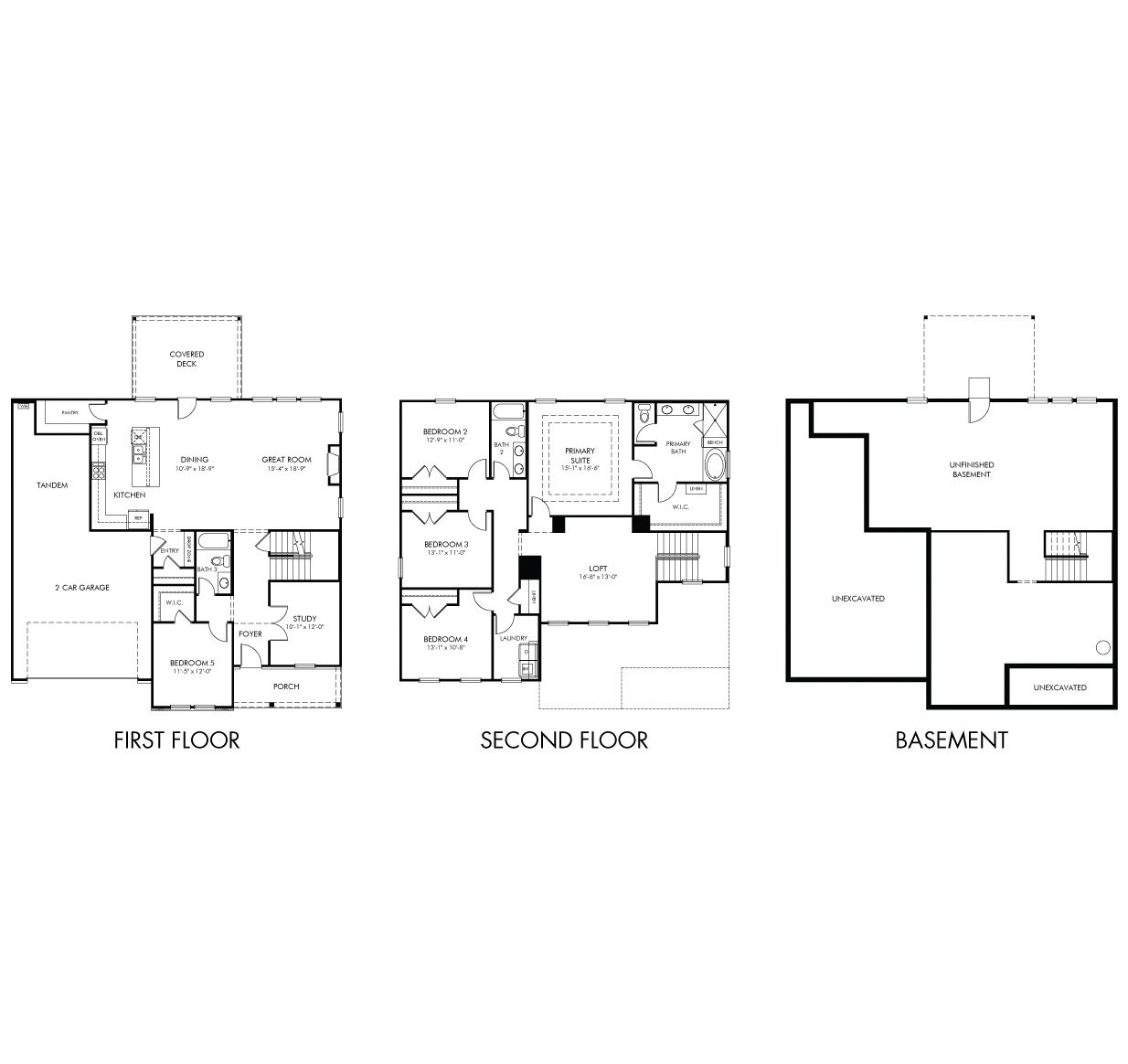 Jefferson Basement floor plan