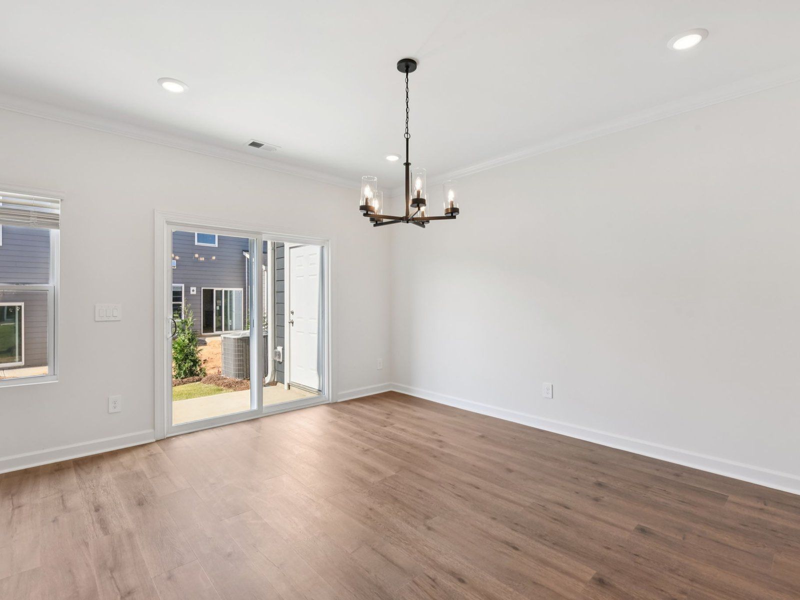 Host elegant dinner parties in the dining space.