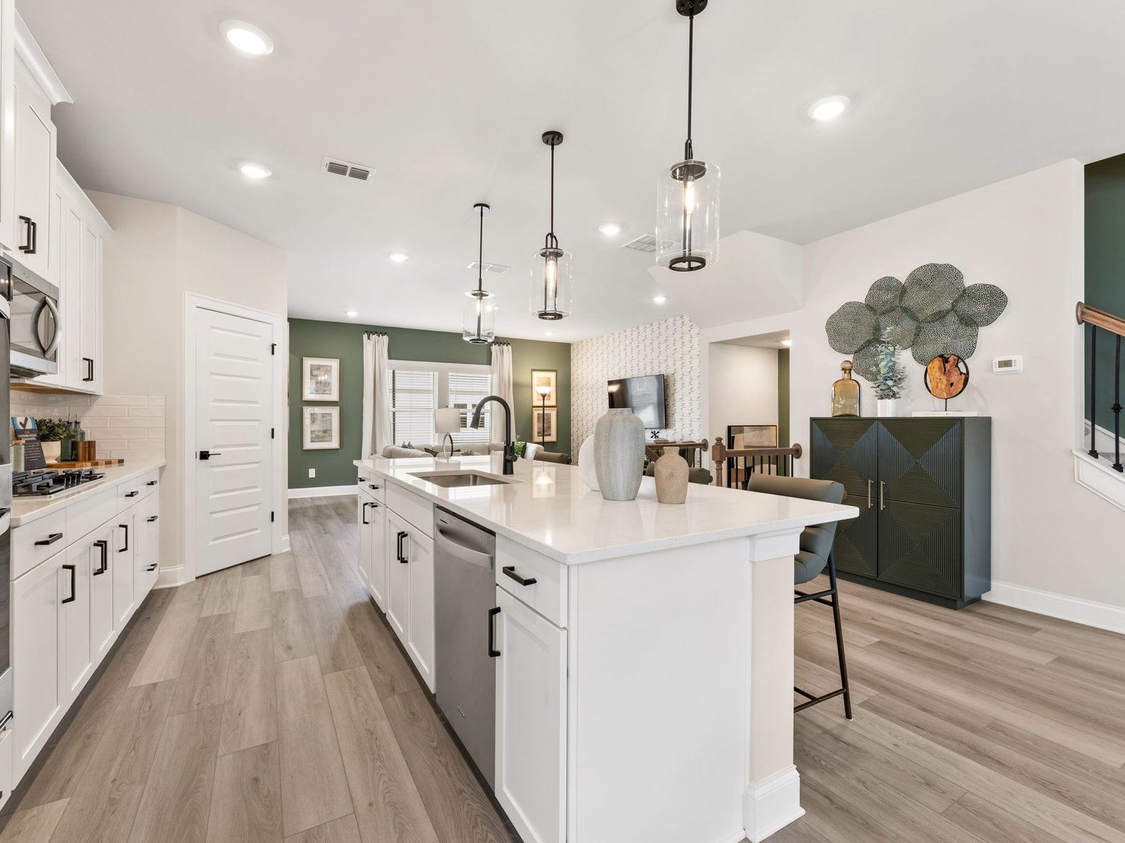 Cook your favorite meals in the modern kitchen.
