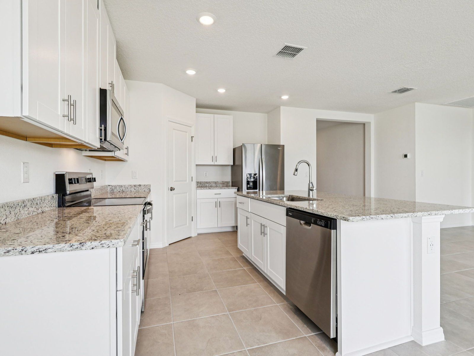 The Kitchen of the Hibiscus Floorplan.