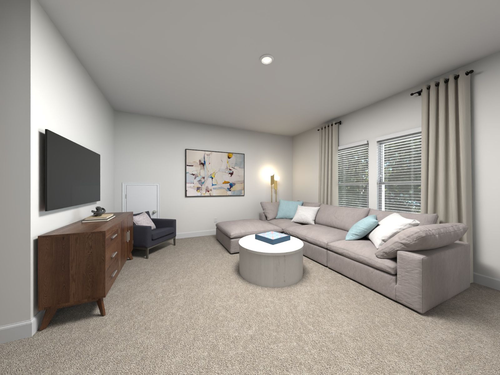 Customize the upstairs loft to fit your needs.
