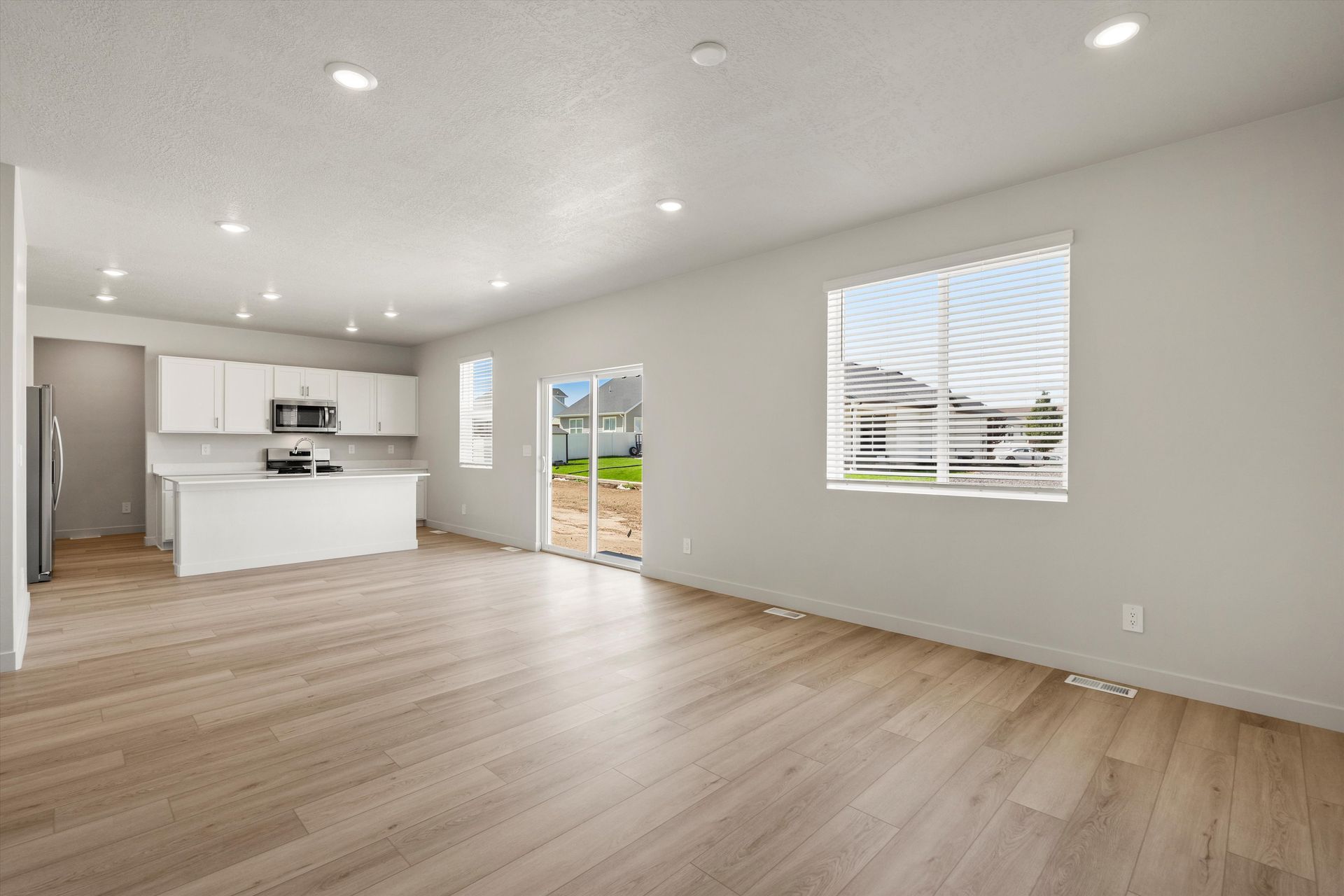 Kitchen and Living Area
