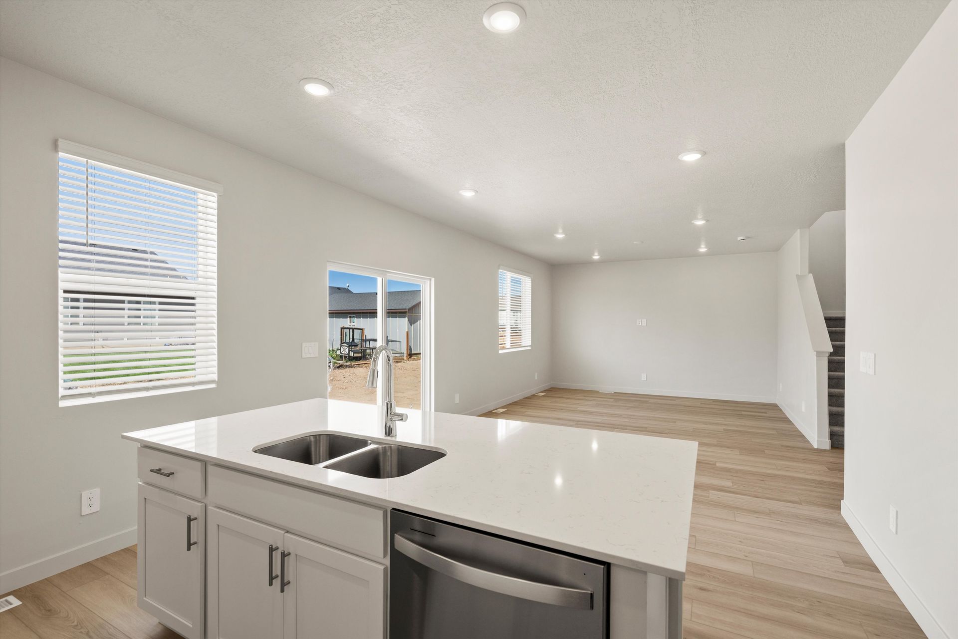 Kitchen and Living Space
