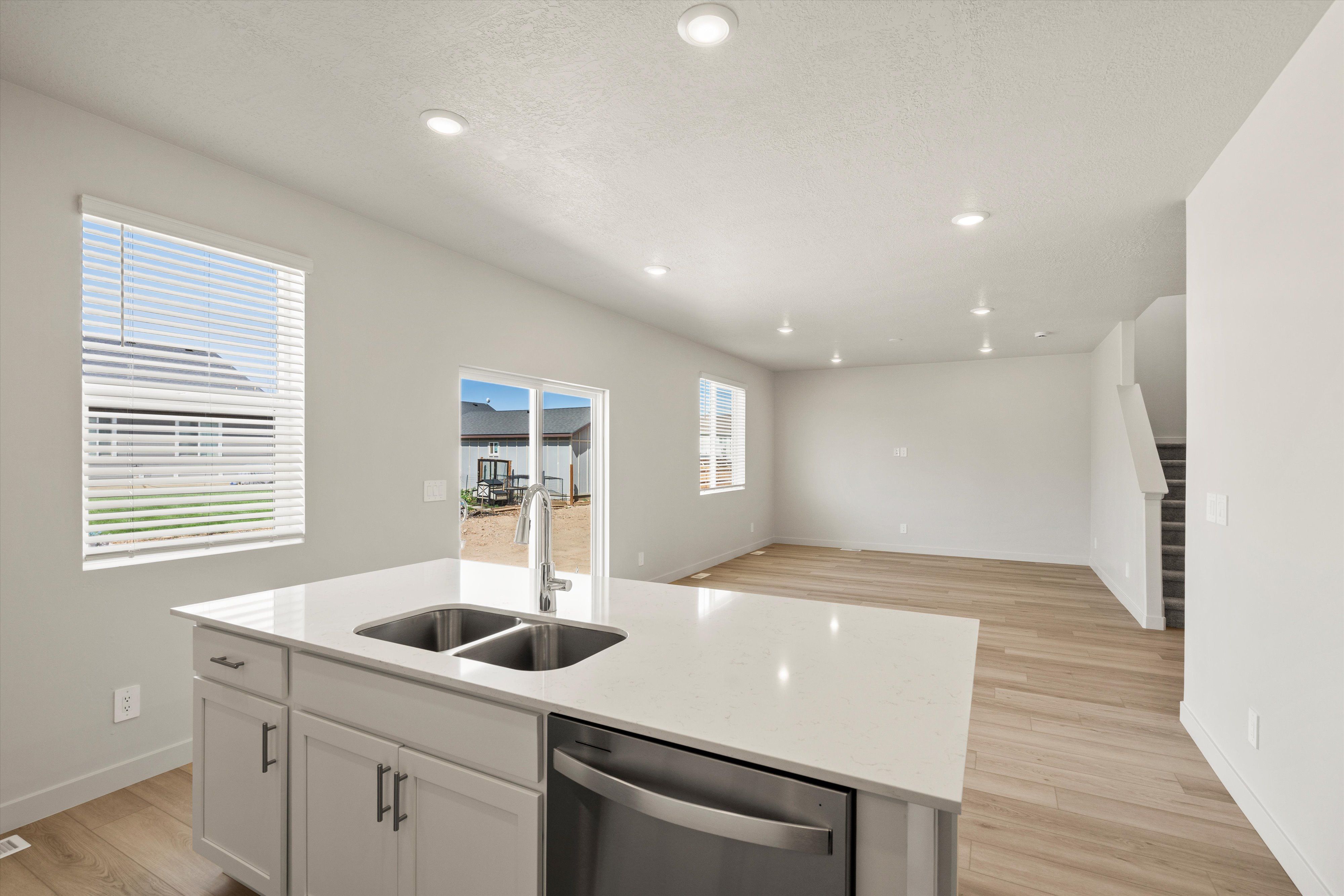Kitchen and Living Space
