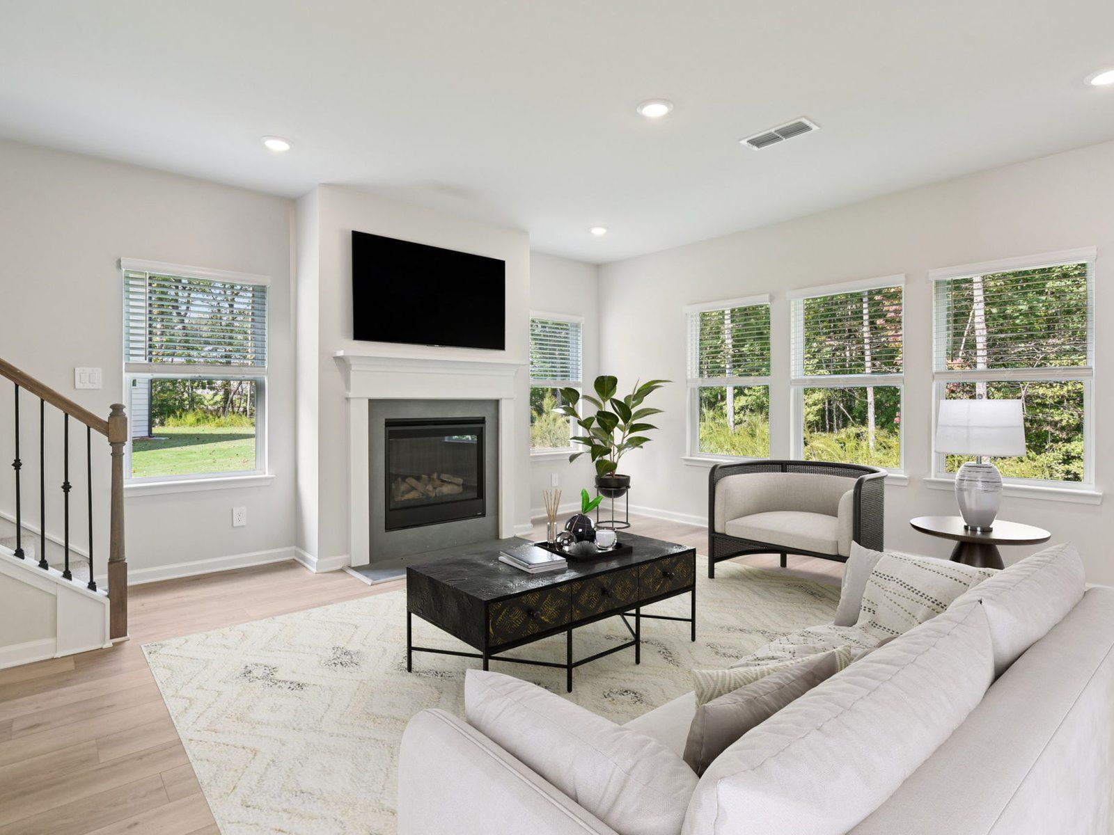The Brentwood floorplan with the Fresh Harbor interior package.