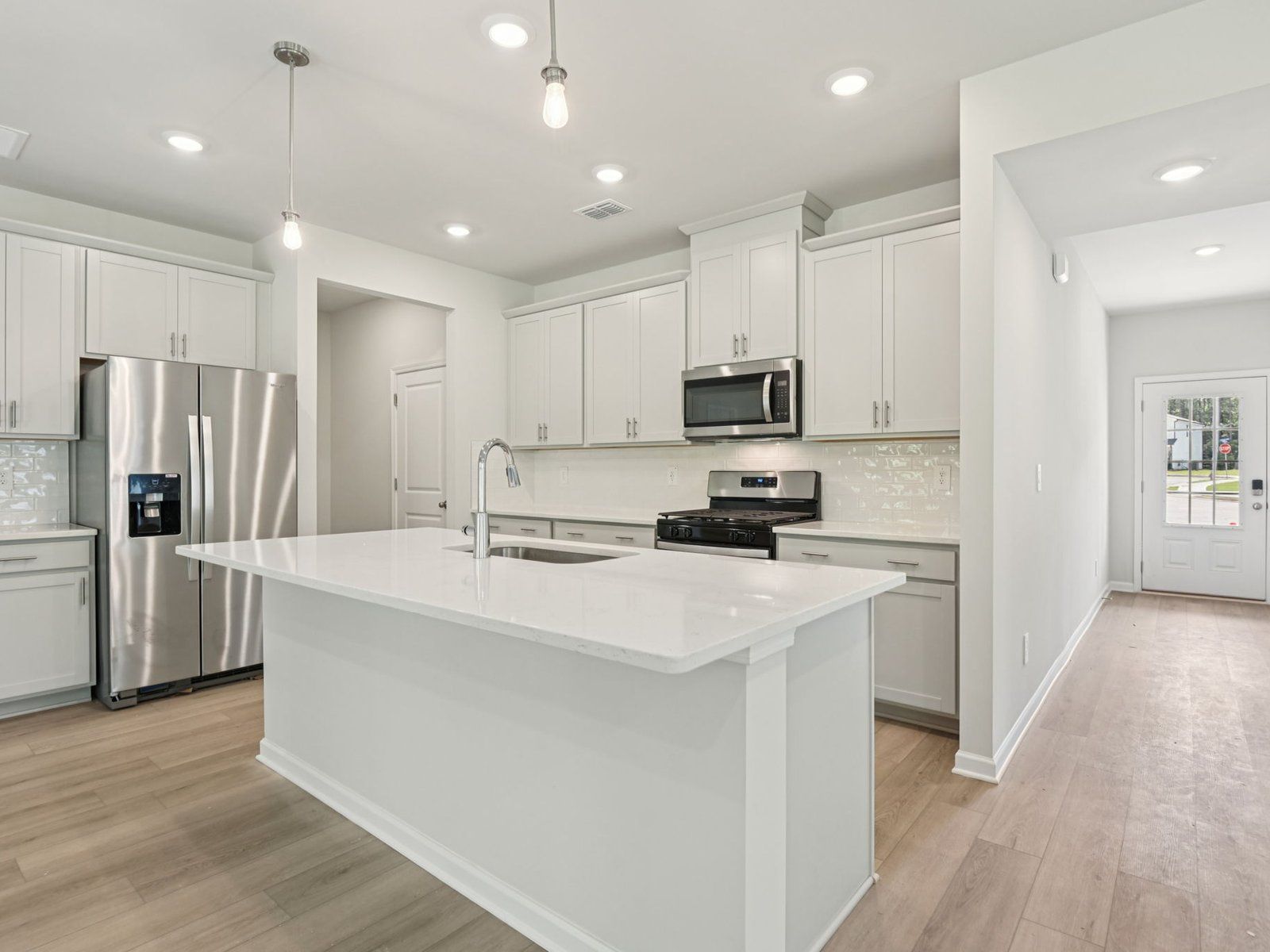 The Brentwood floorplan with the Fresh Harbor interior package.