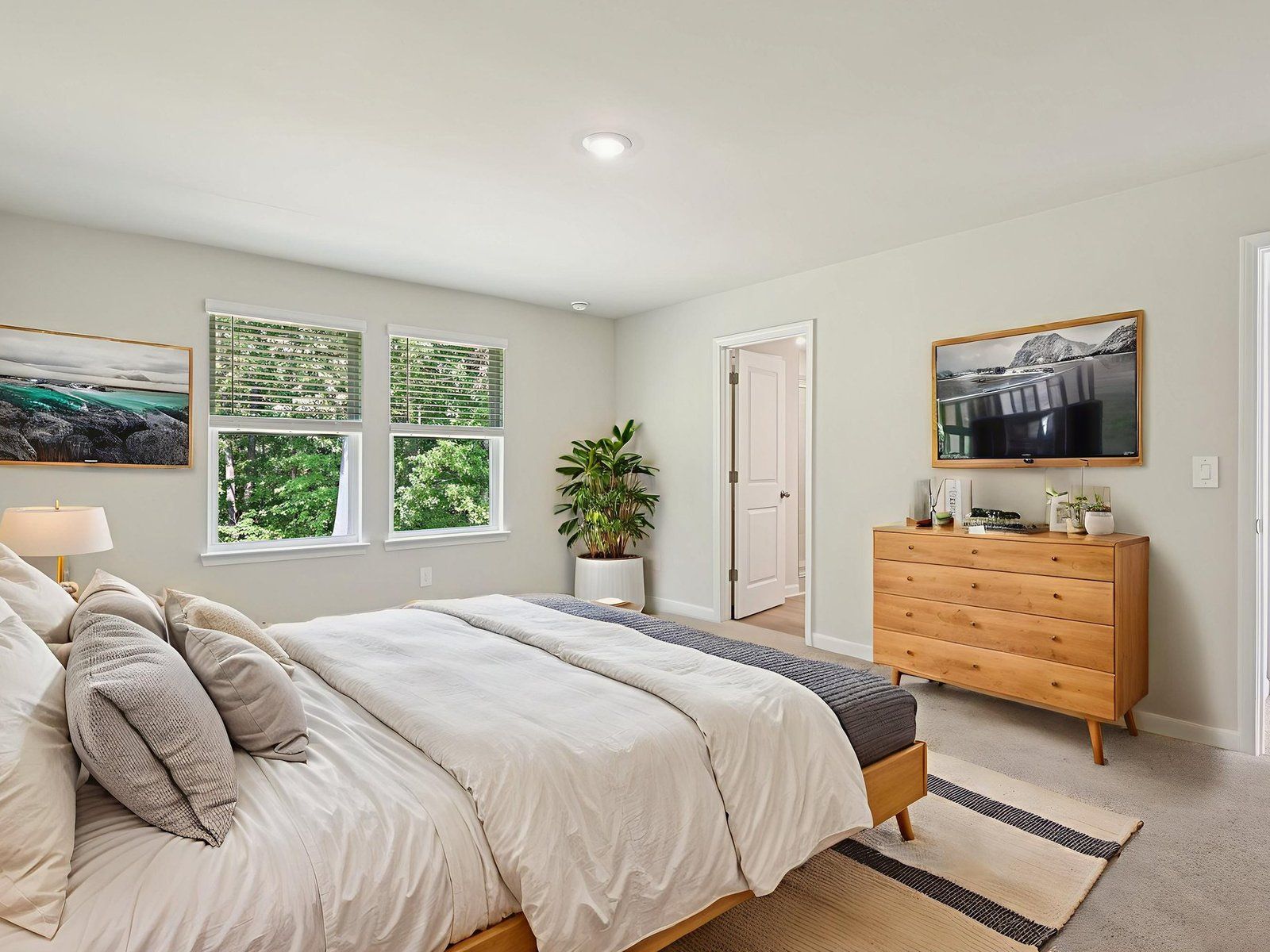 The Brentwood floorplan with the Fresh Harbor interior package.