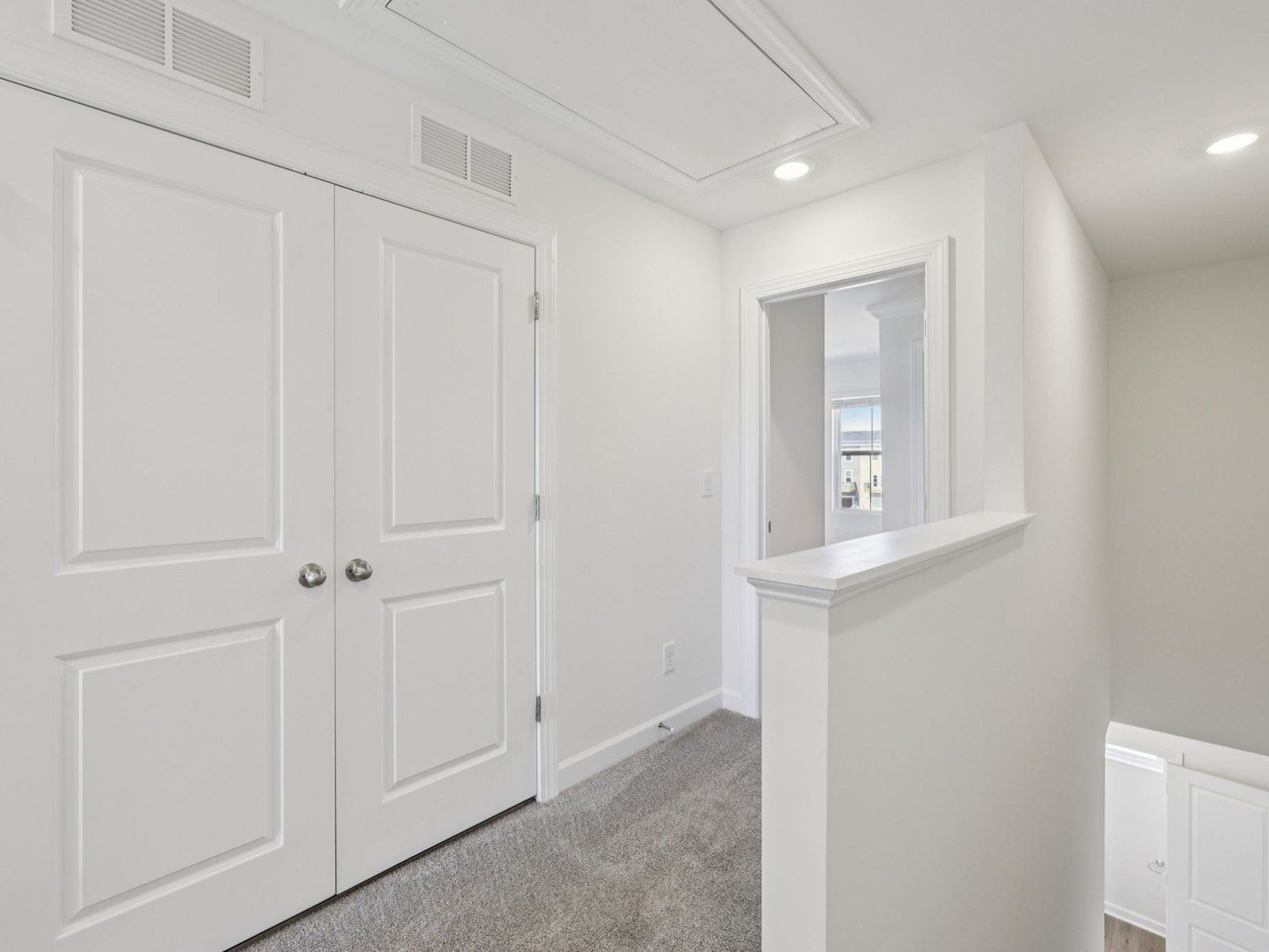 The upstairs loft conveniently leads to each upstairs bedroom.