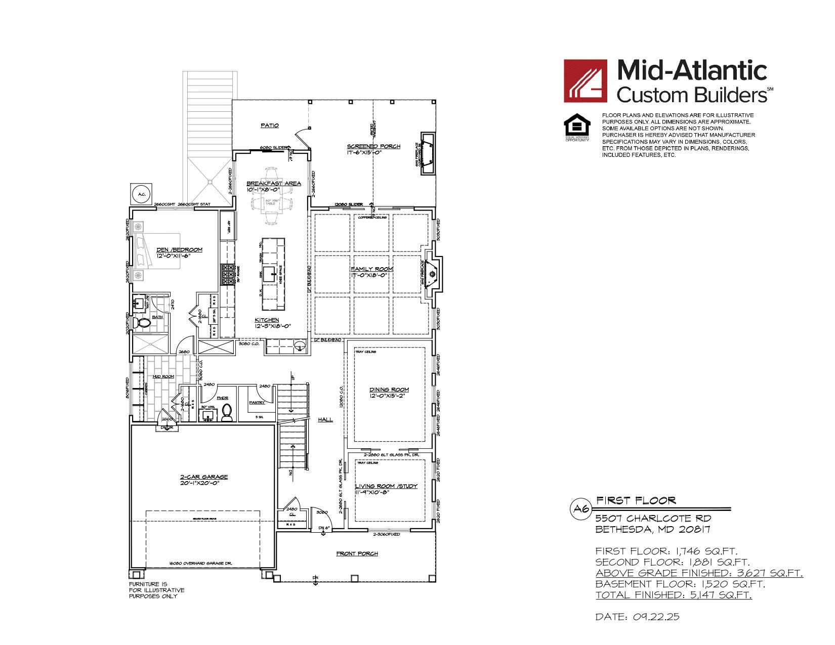 casa en Custom Division Homes por Mid-Atlantic Builders