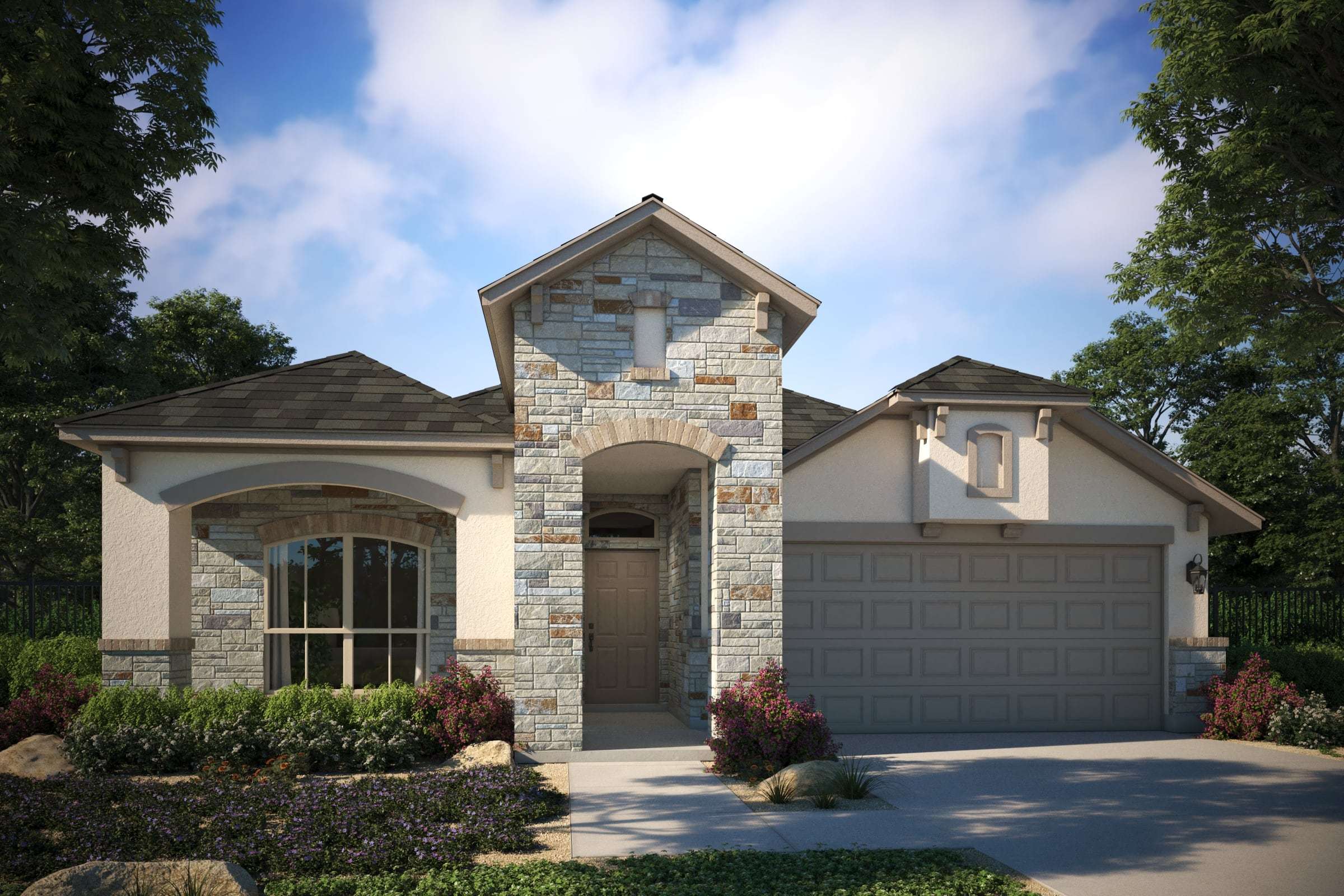 Granbury Plan at The Hills of Bear Creek in Manchaca, TX by Milestone  Community Builders