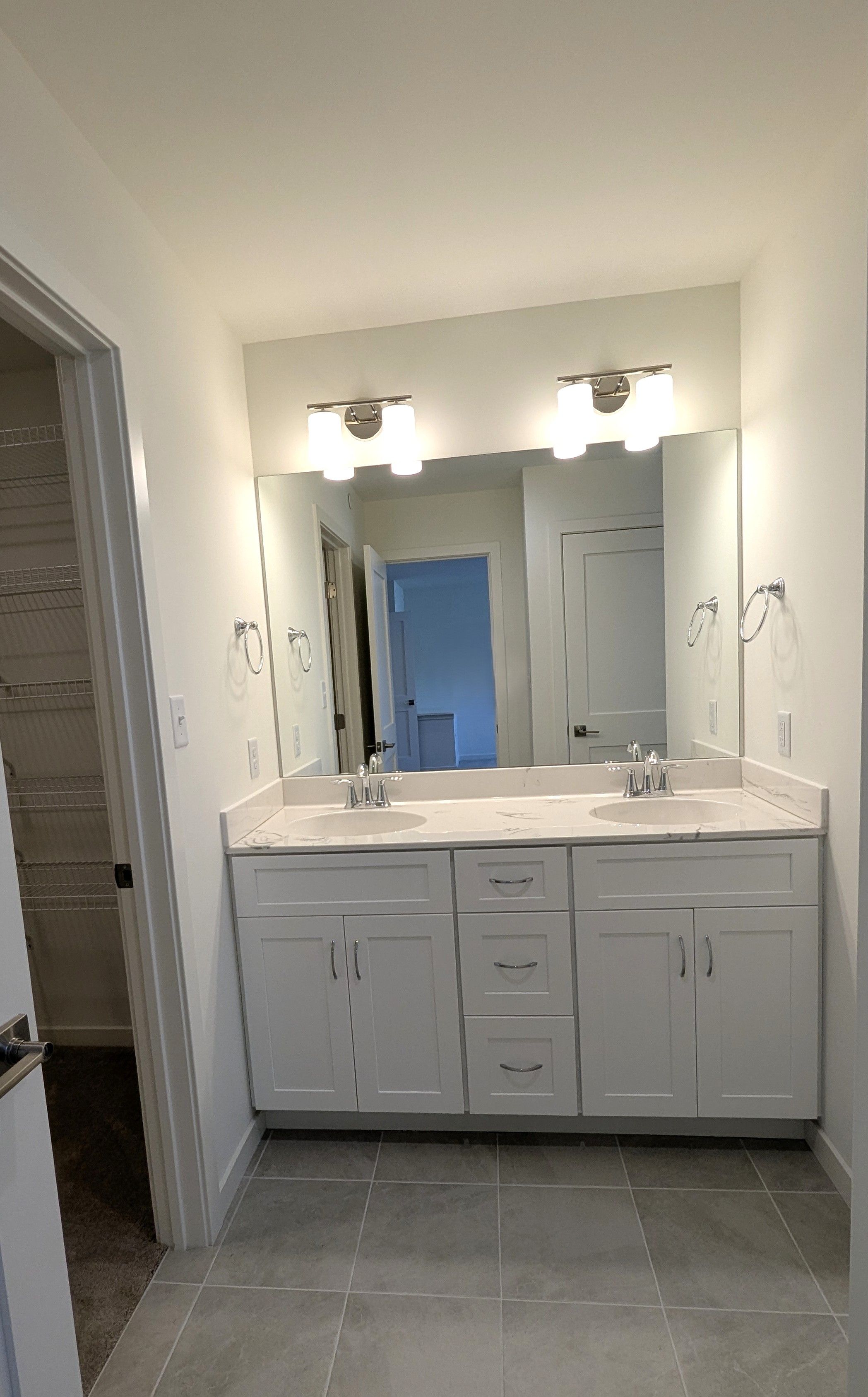 5' double vanity