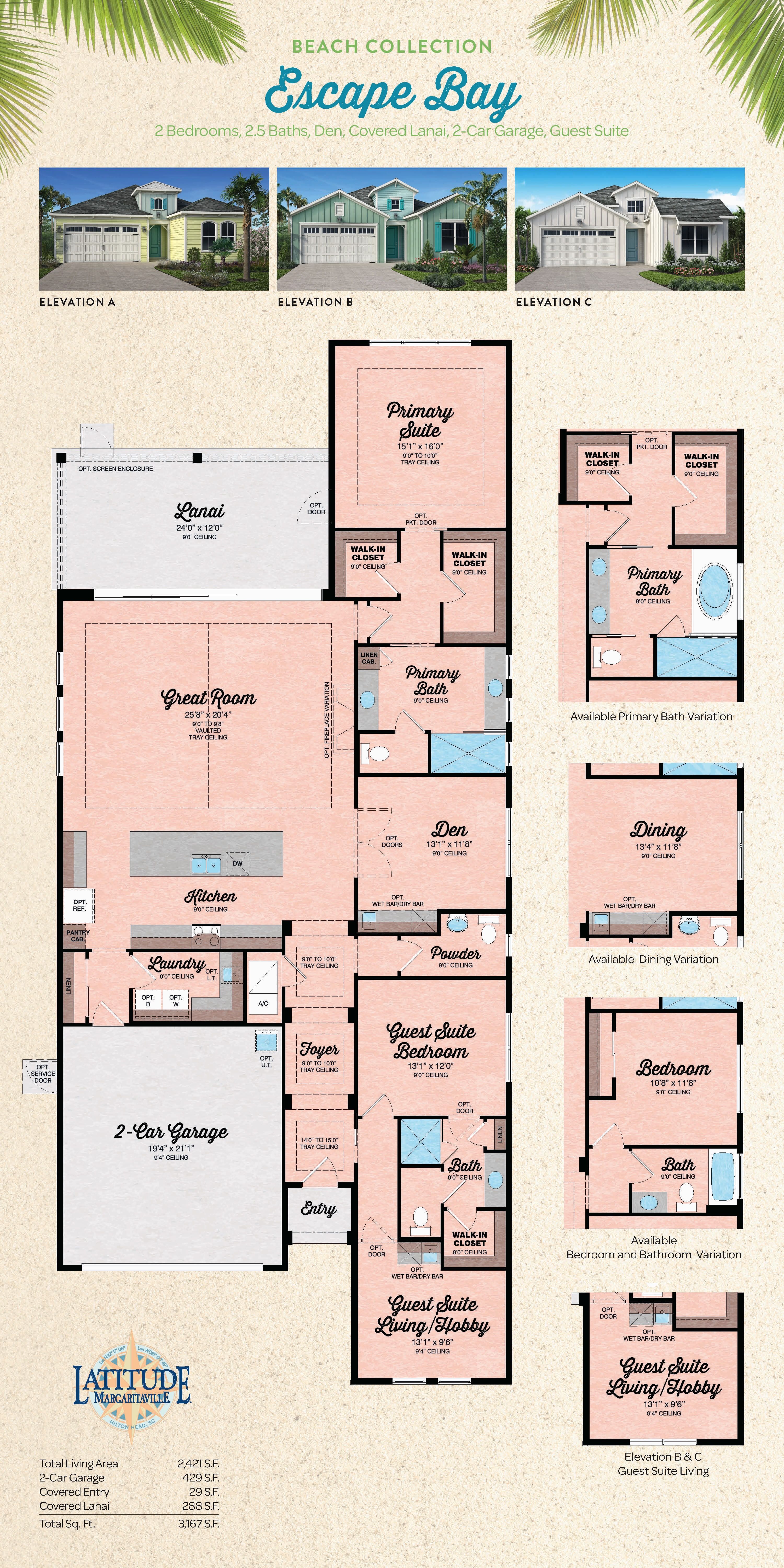 Escape Bay Elevation C