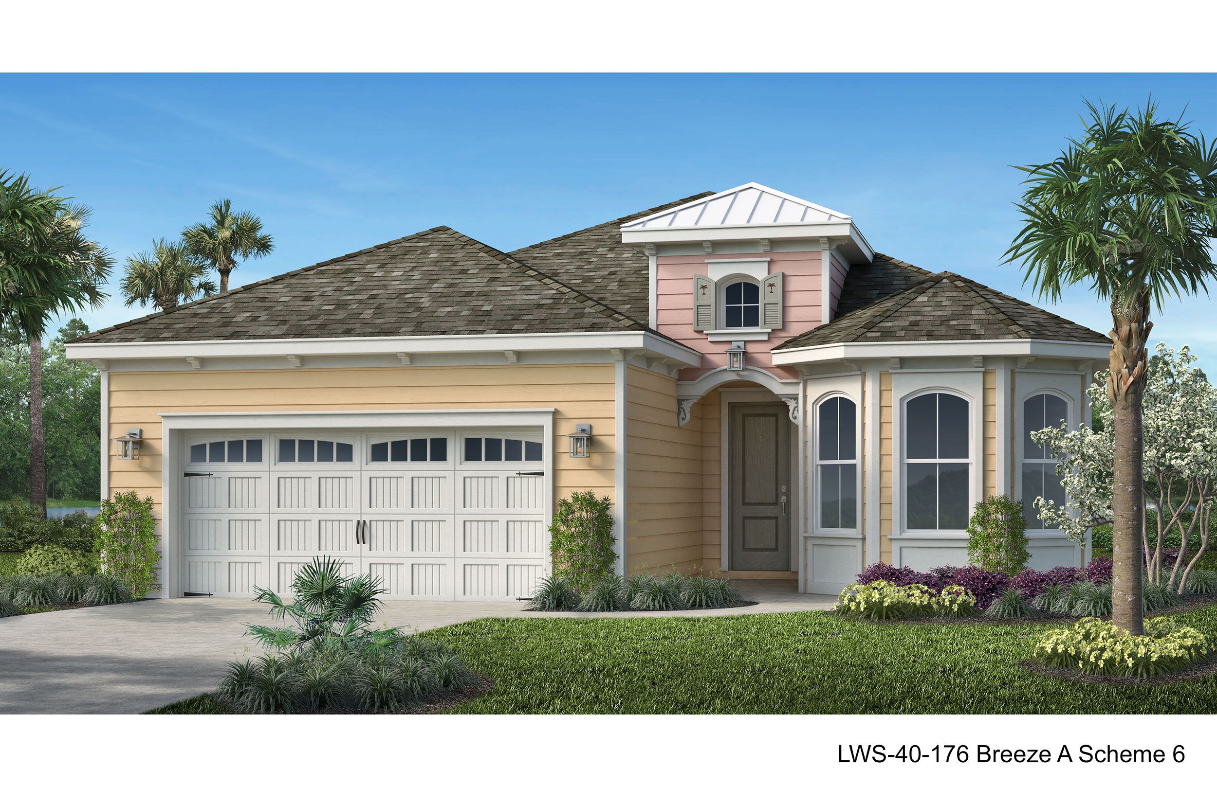 Breeze Bay Plan At Latitude Margaritaville Watersound In Panama City Beach Fl By Minto Communities