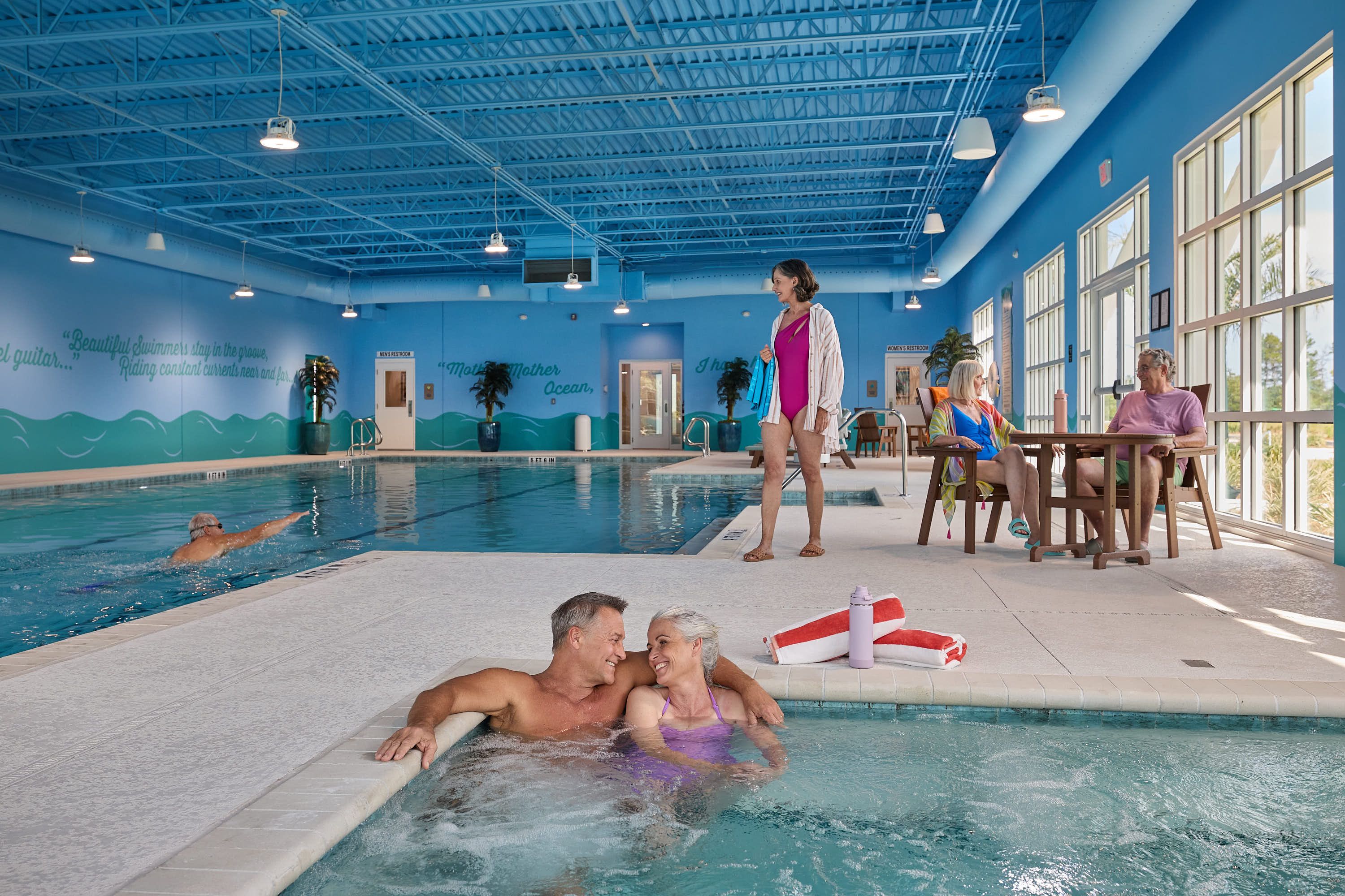 Indoor Pool at Fins Up! Fitness Center