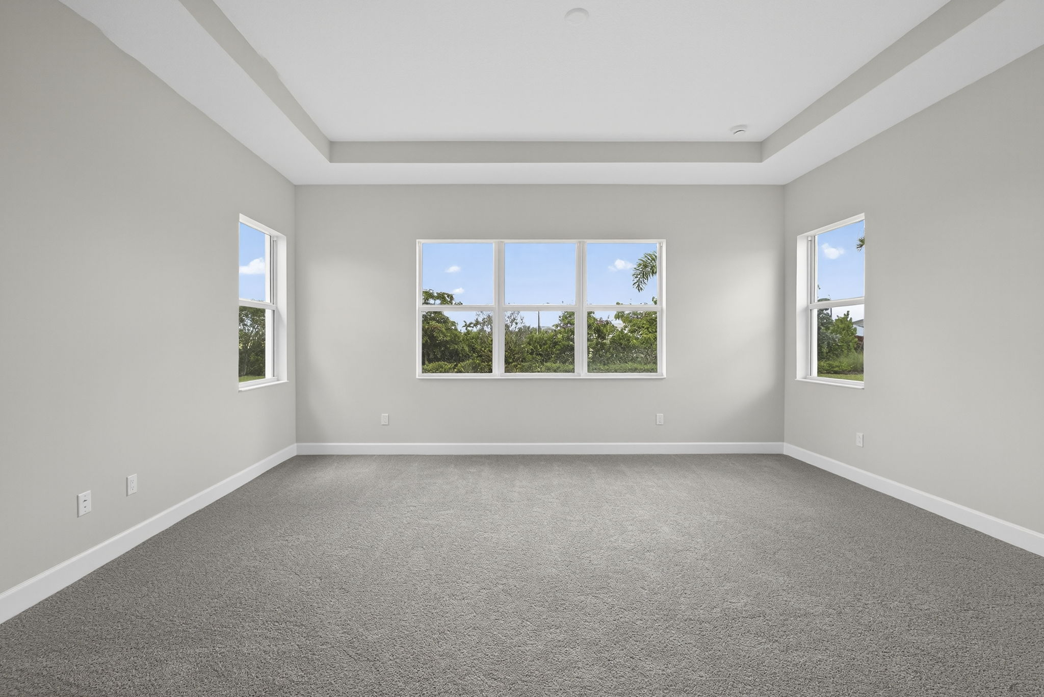 spacious bedroom