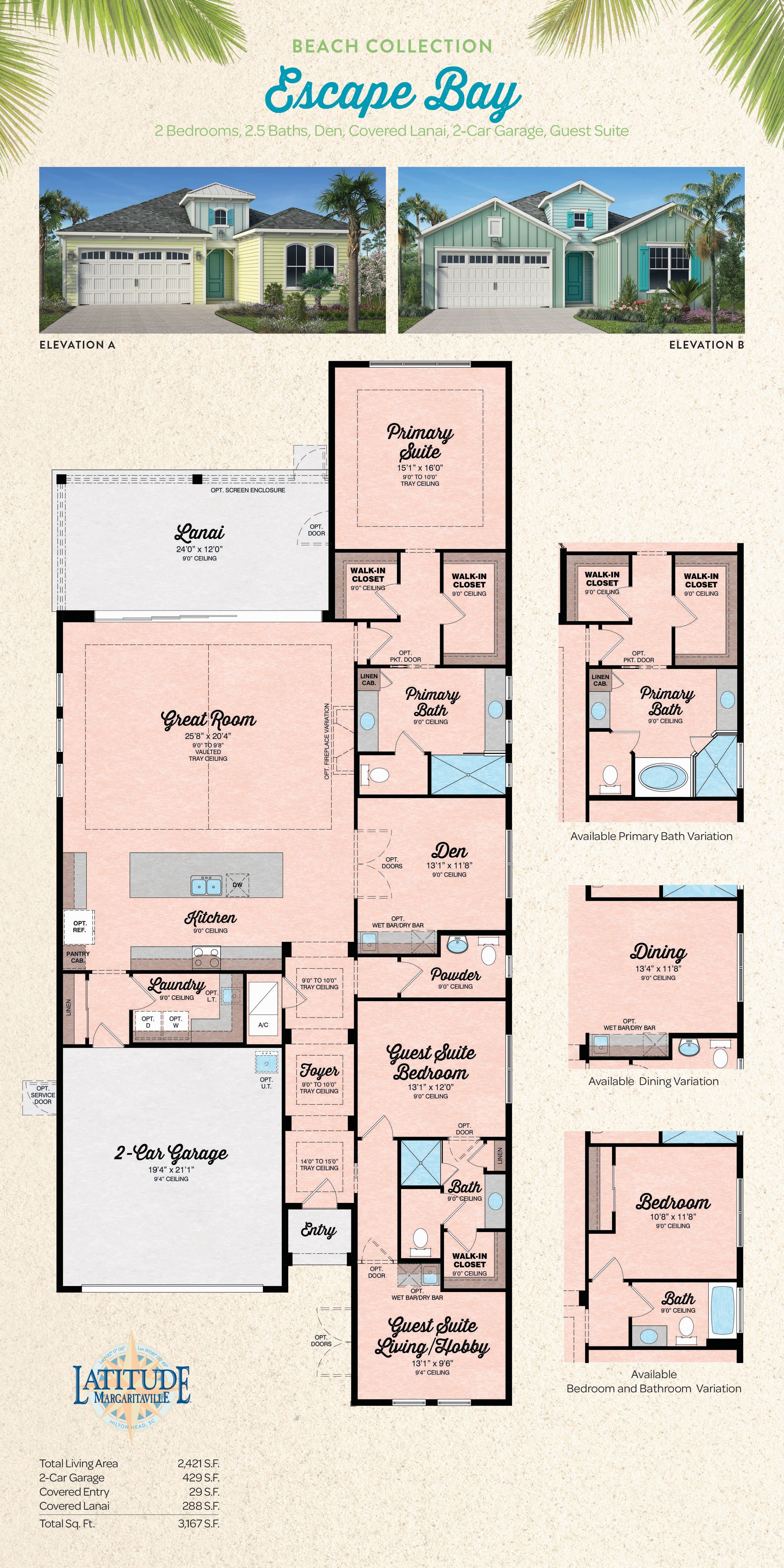 Escape Bay Floorplan