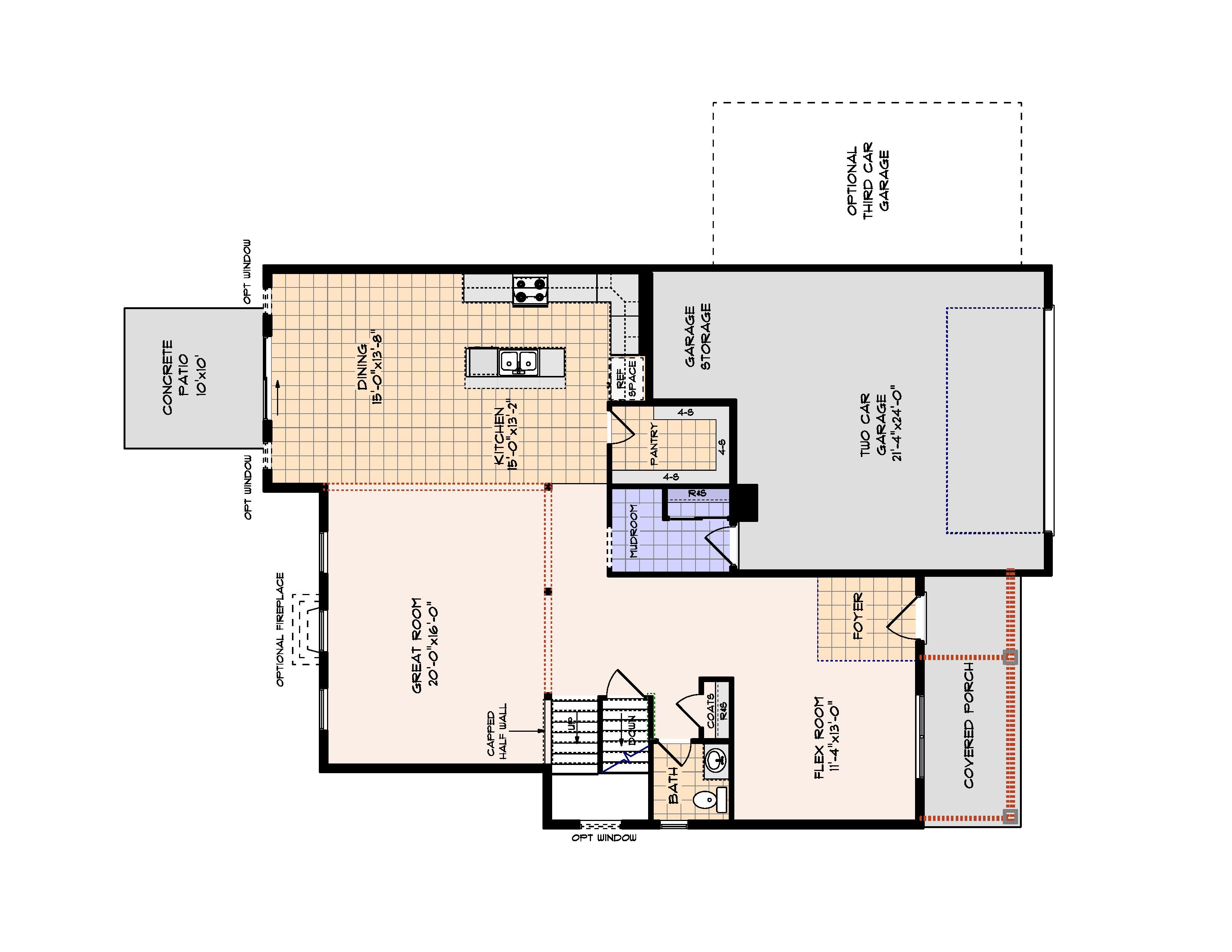 casa en Acorn Trail por Monarch Homes