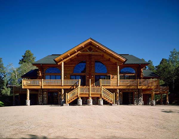 casa en Montana Log Homes por Montana Log Homes