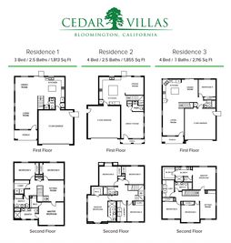Residence 1 - Cedar Villas: Bloomington, California - Monte Vista Homes