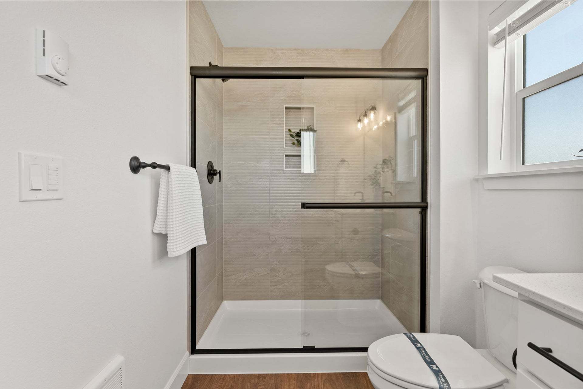 Manzanita Primary Suite bathroom with Tiled Shower