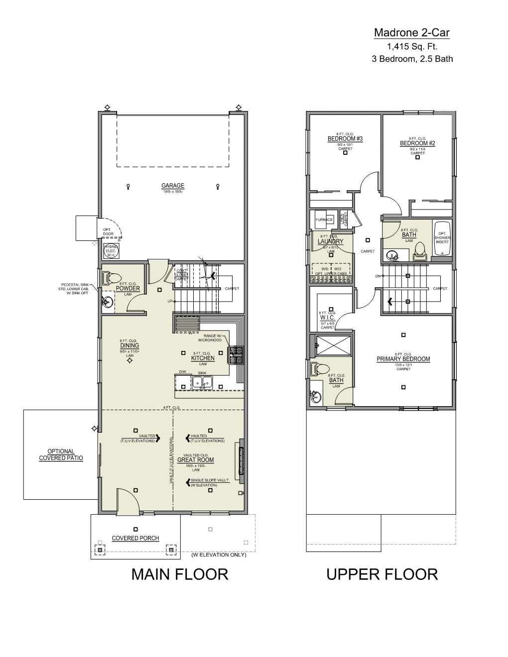 Madrone Floorplan