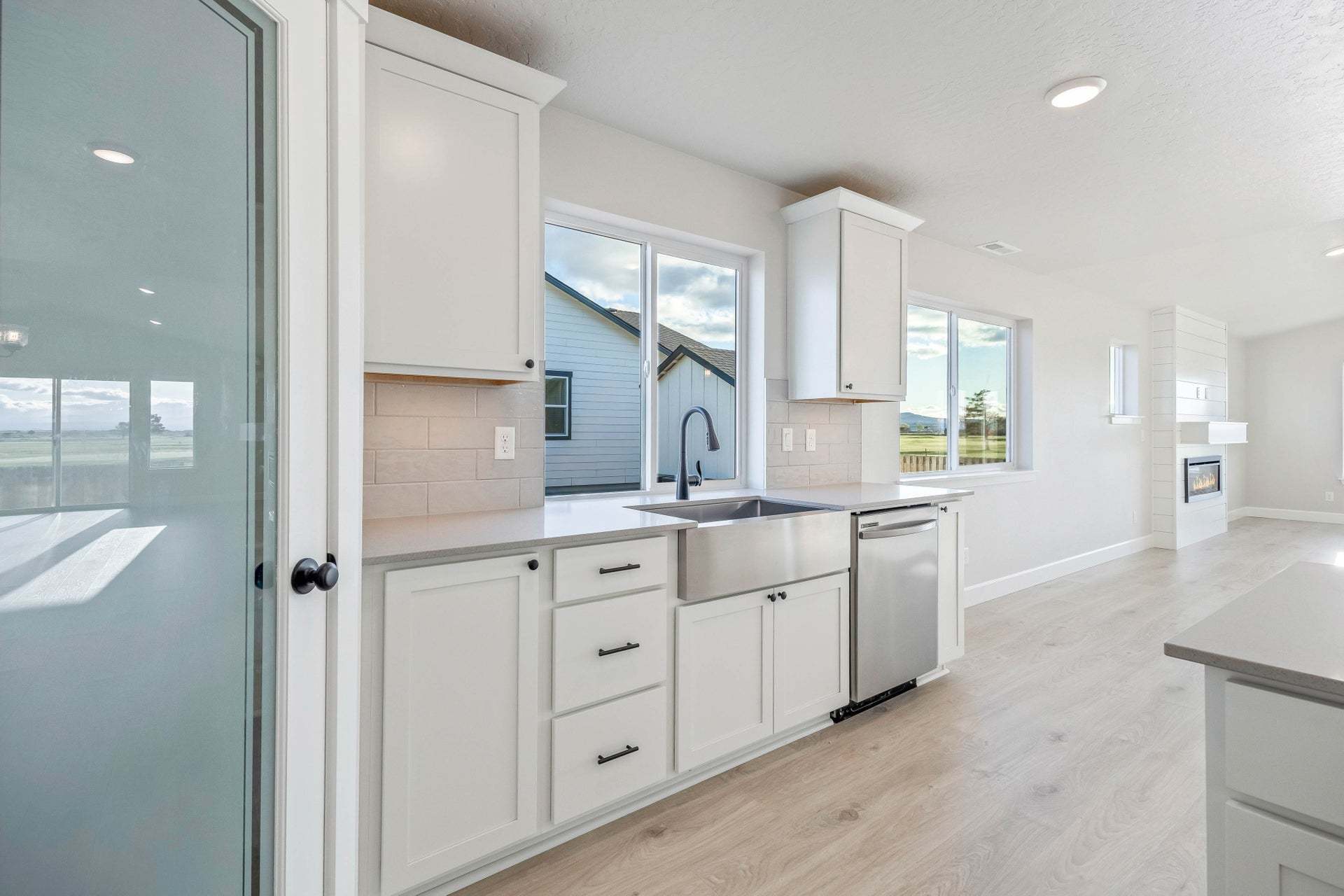 Charity Kitchen with Farmhouse Sink